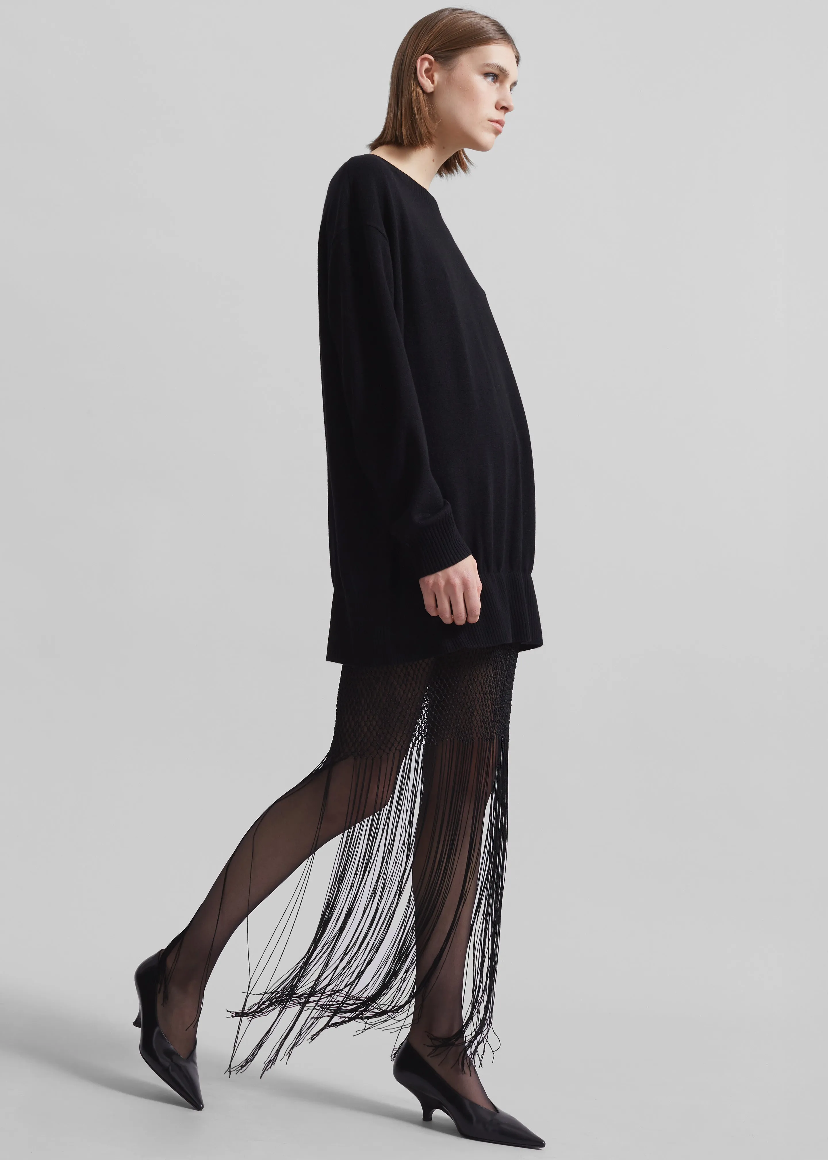 Christopher Esber Macrame Monument Dress - Black sold by Frankie Shop product image thumbnail 5