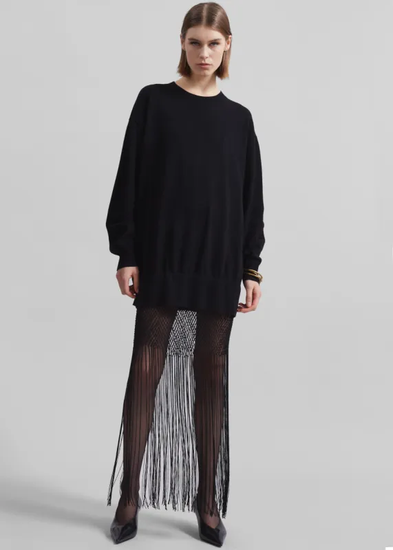 Christopher Esber Macrame Monument Dress - Black made by Christopher Esber