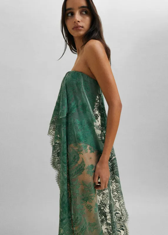 christopher esber verve lace floating silk dress Christopher Esber - Verve Lace Floating Silk Dress
