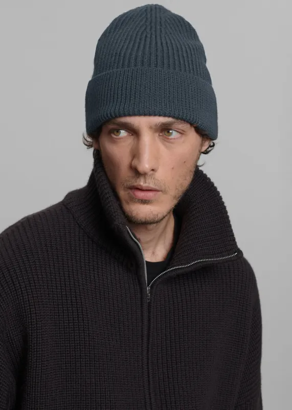 Amo Wool Beanie - Grey Melange sold by Frankie Shop