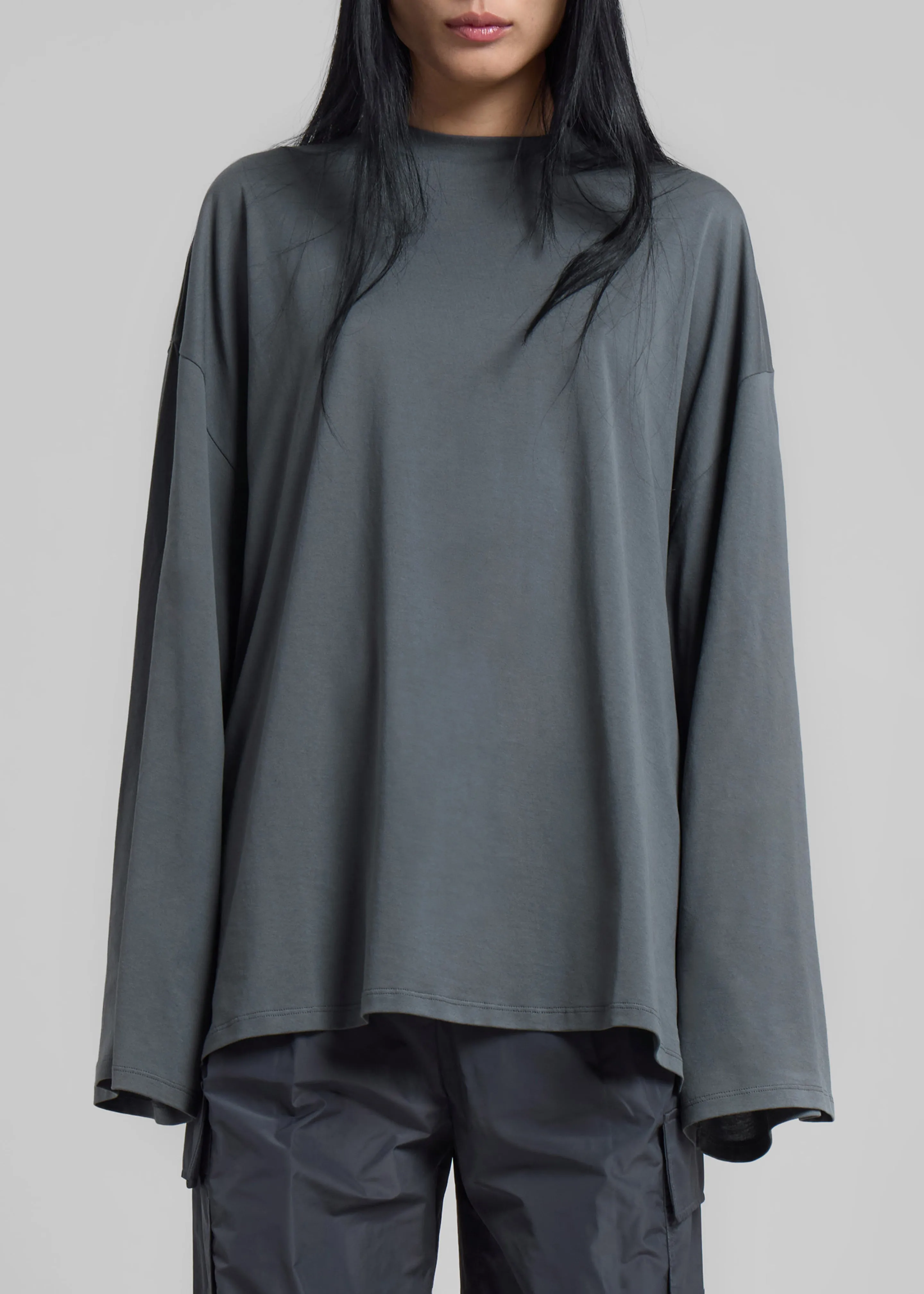 Rio Oversized Sleeve Tee - Khaki sold by Frankie Shop product image thumbnail 3