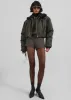 Riano Cropped Bomber Jacket - Khaki sold by Frankie Shop