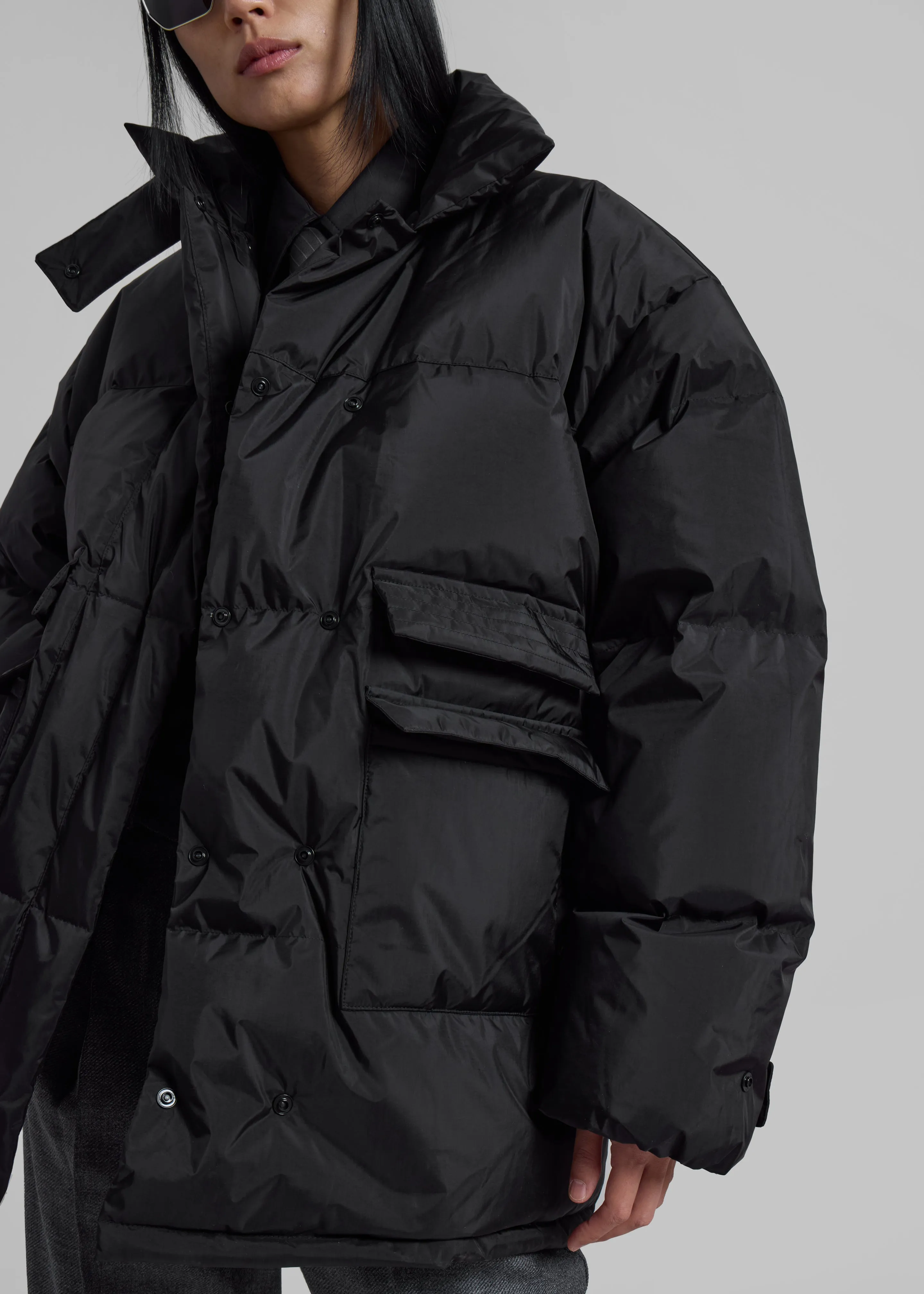 Nixa Puffer Jacket - Black sold by Frankie Shop product image thumbnail 5