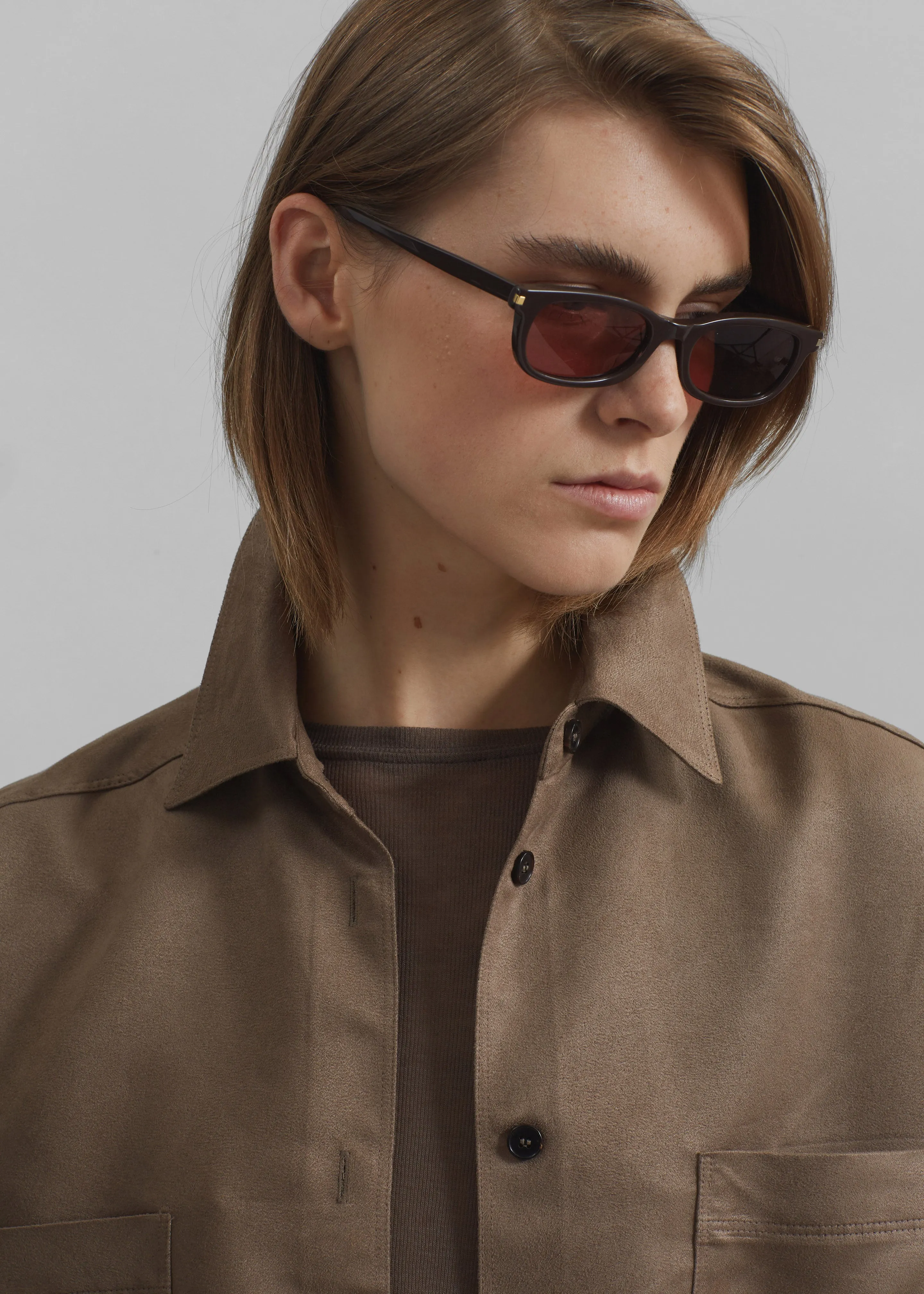 Mire Button Up Shirt - Camel sold by Frankie Shop product image thumbnail 5