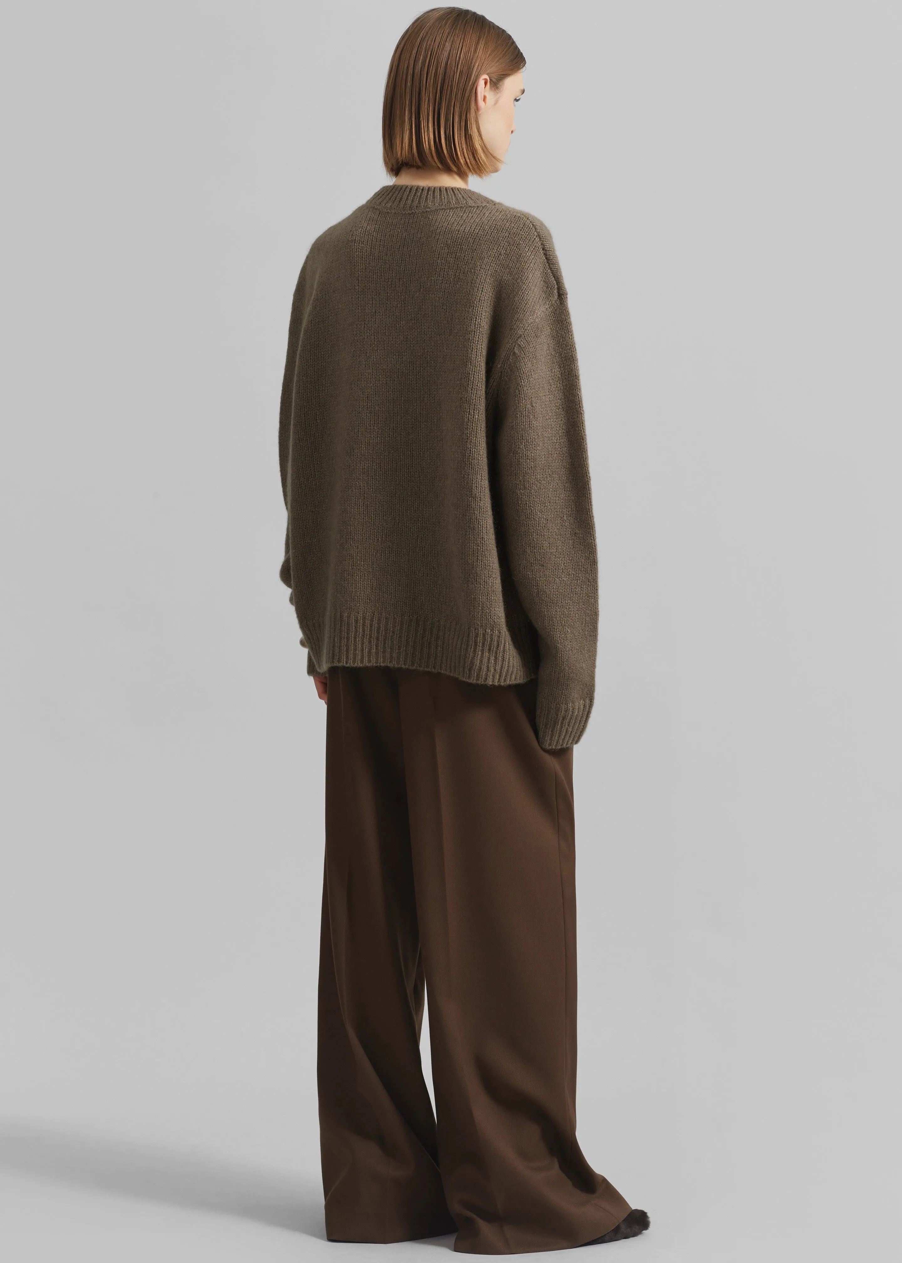 Eidra Crewneck Sweater - Taupe sold by Frankie Shop product image thumbnail 5
