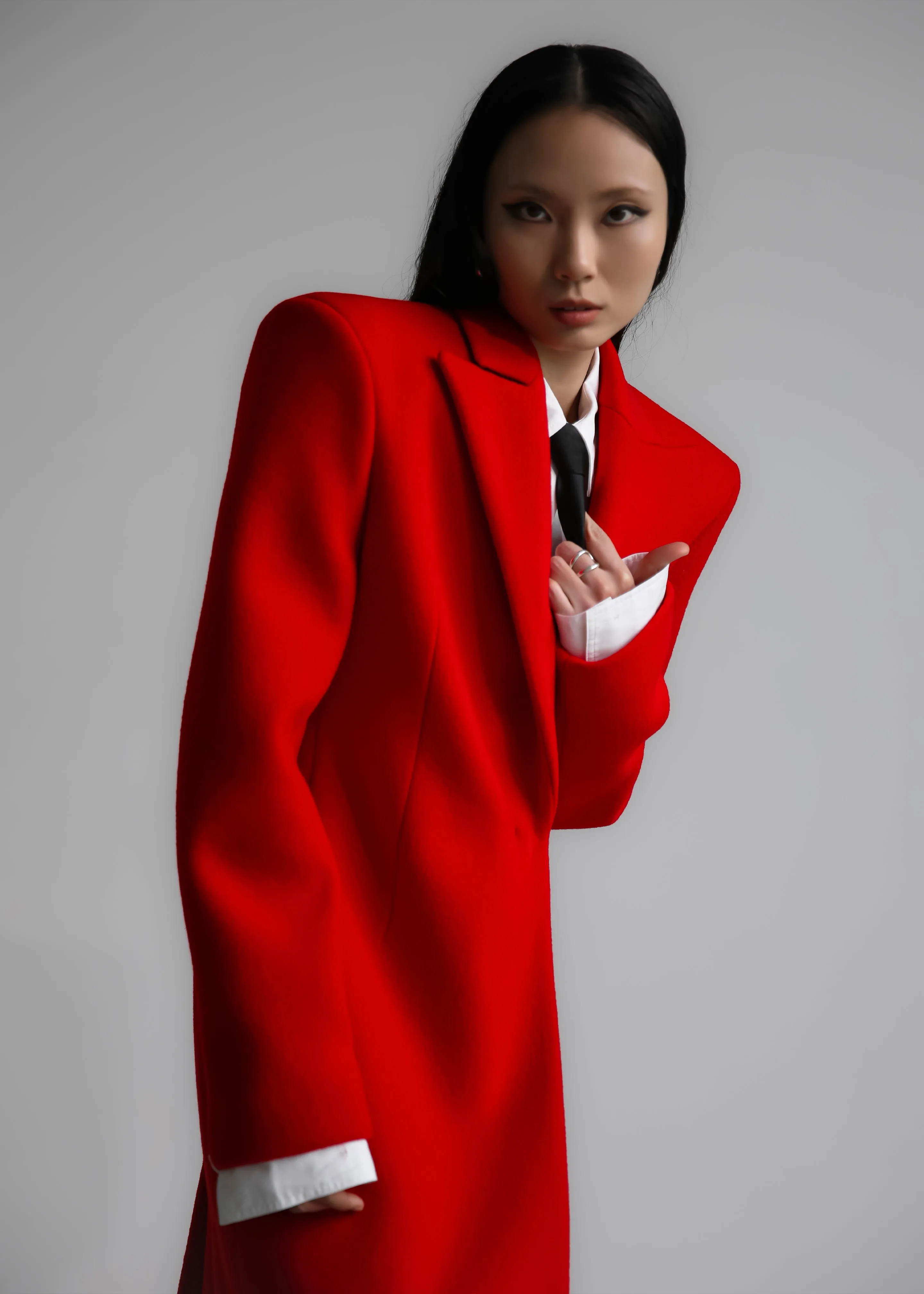 Melva Long Coat - Red sold by Frankie Shop product image thumbnail 2