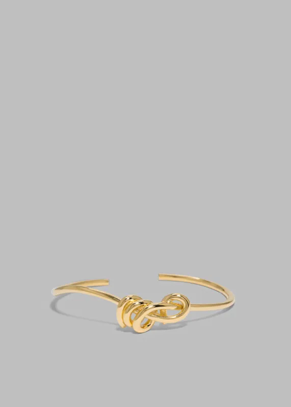 Completedworks V037 Thread Cuff Bracelet - Gold made by Frankie Shop