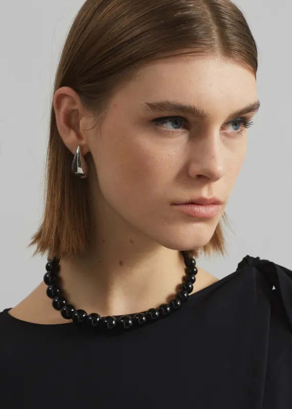 Completedworks H67 Tidelands Necklace - Black Onyx/Silver sold by Frankie Shop