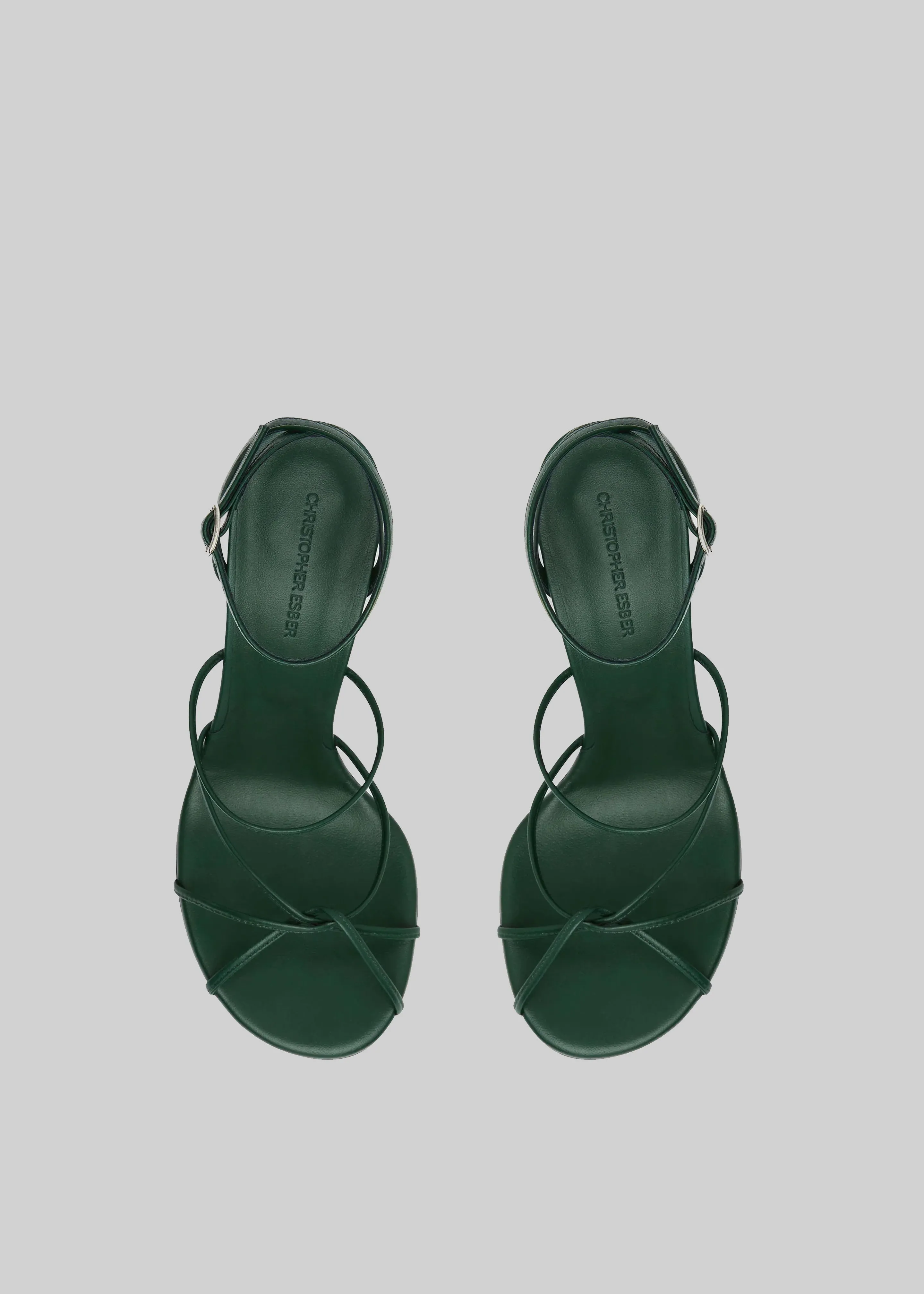 Christopher Esber Blaze Heels - Evergreen sold by Frankie Shop product image thumbnail 4