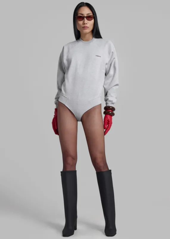 Coperni Crewneck Sweatshirt Body - Grey Melange made by Frankie Shop