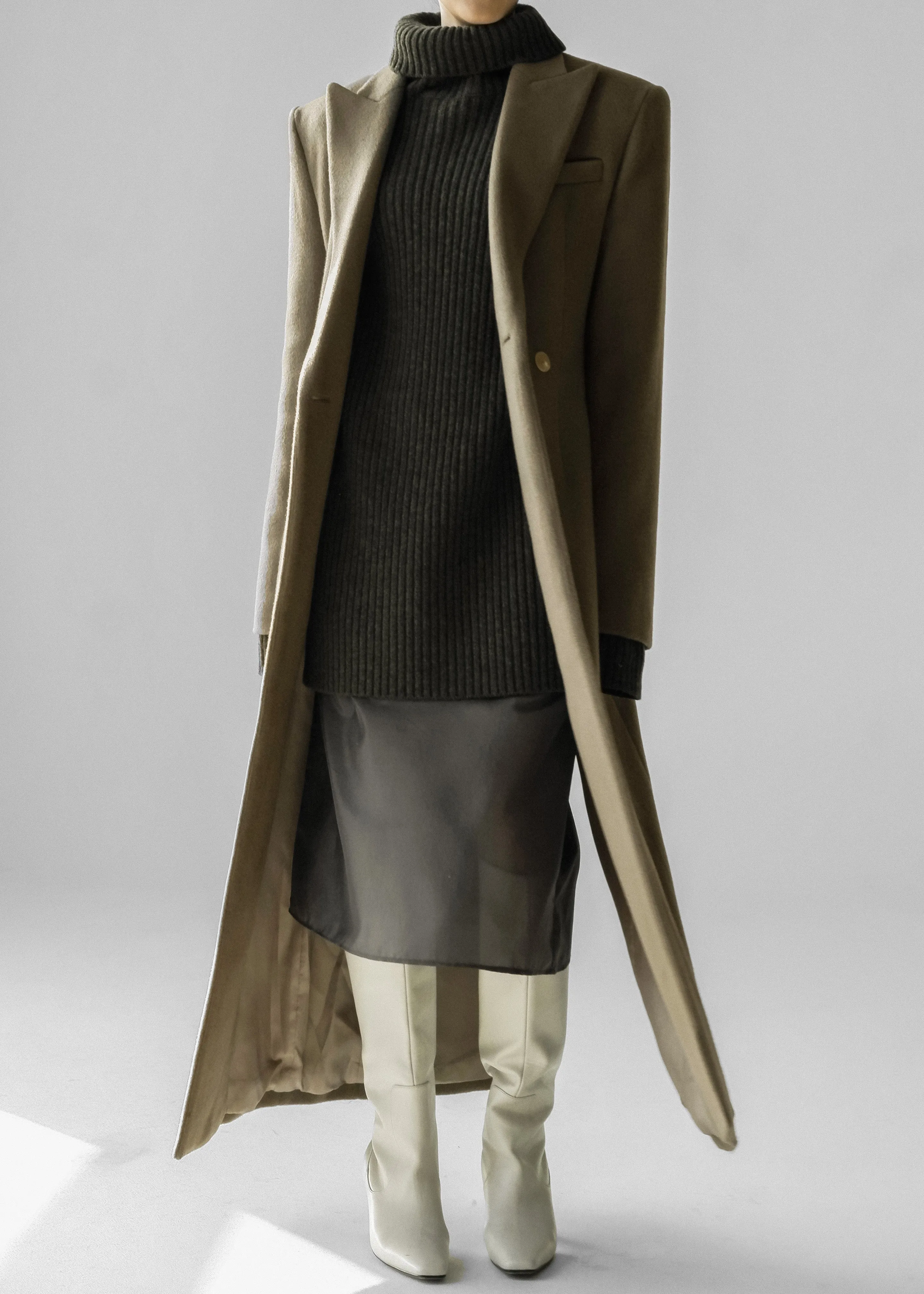 Melva Long Coat - Taupe sold by Frankie Shop product image thumbnail 4
