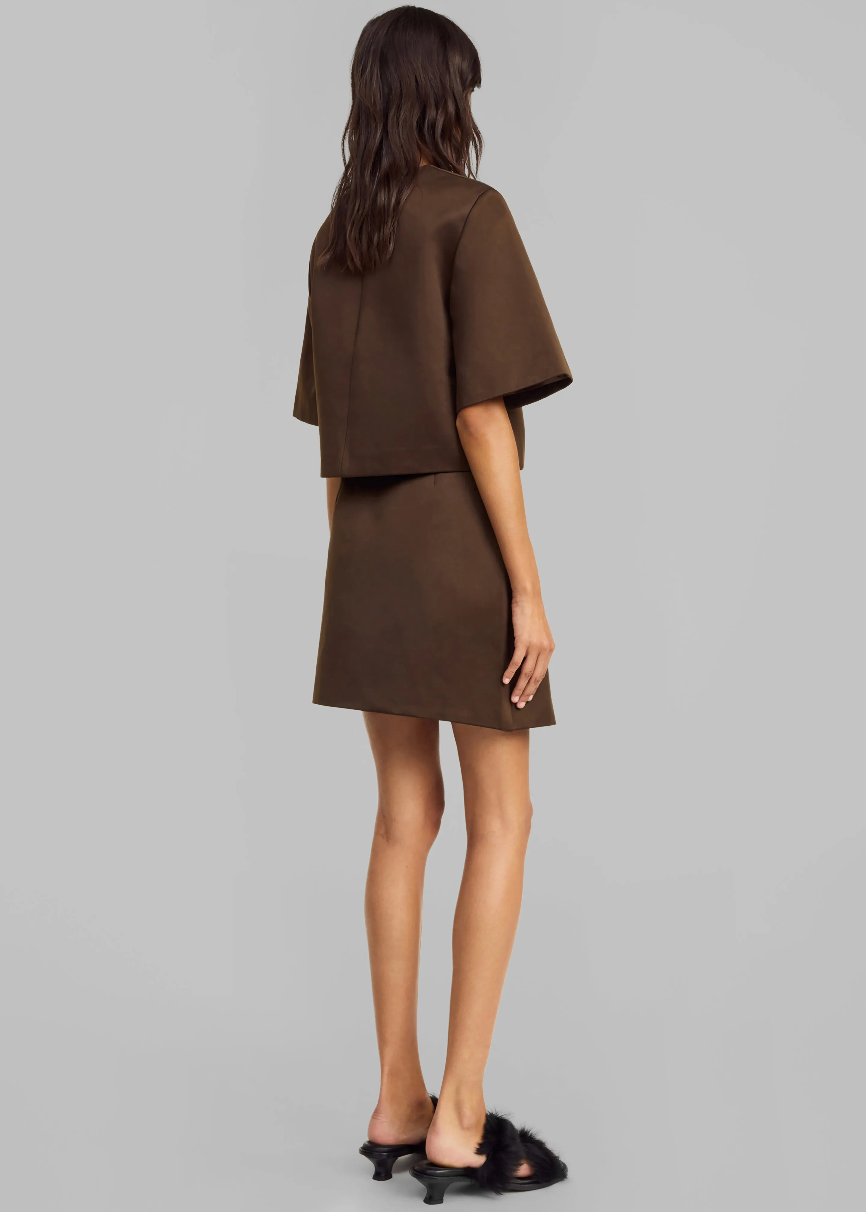By Malene Birger Raye Skirt - Dark Mahogany sold by Frankie Shop product image thumbnail 4