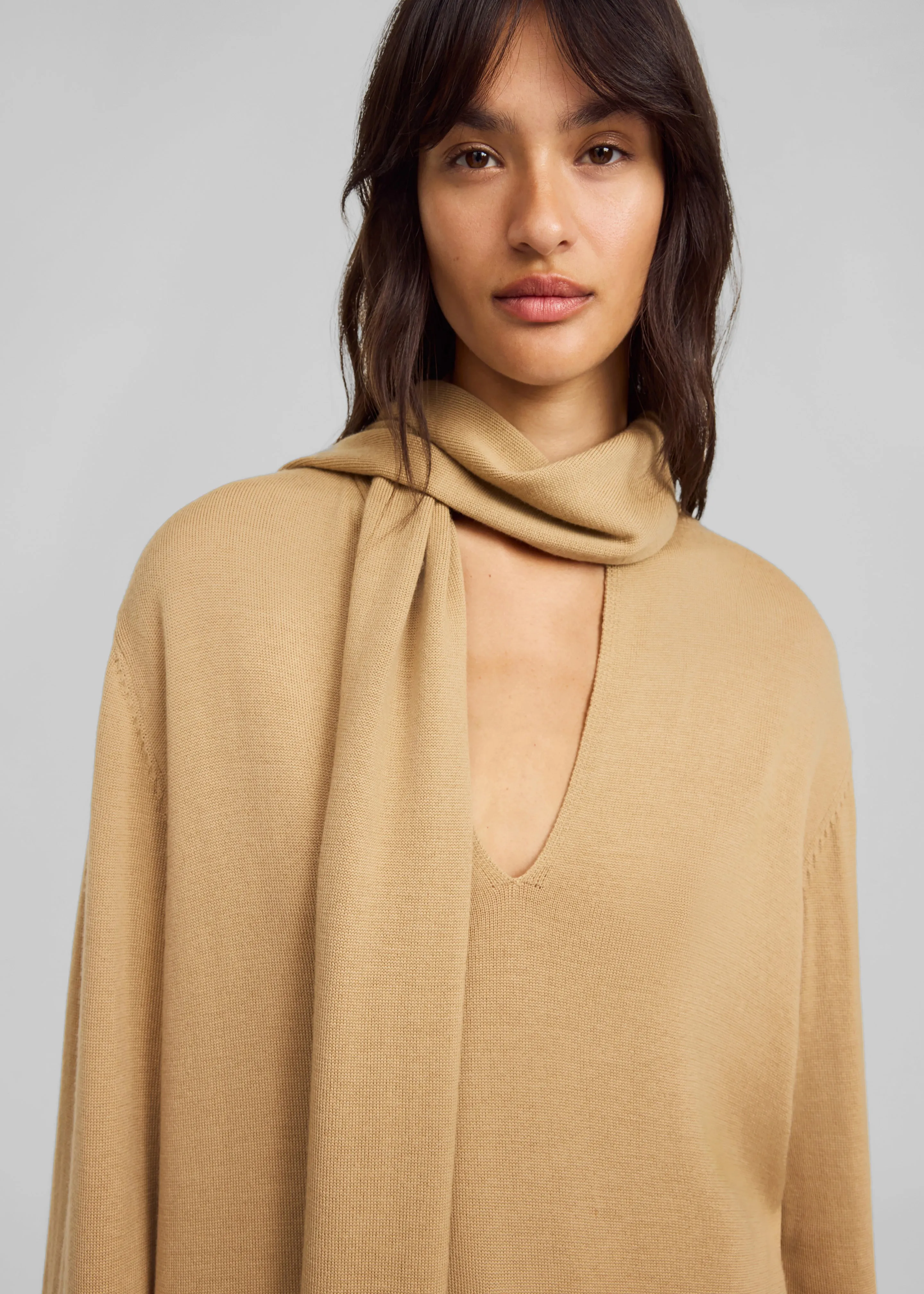 By Malene Birger Merrie Pullover - Tannin sold by Frankie Shop