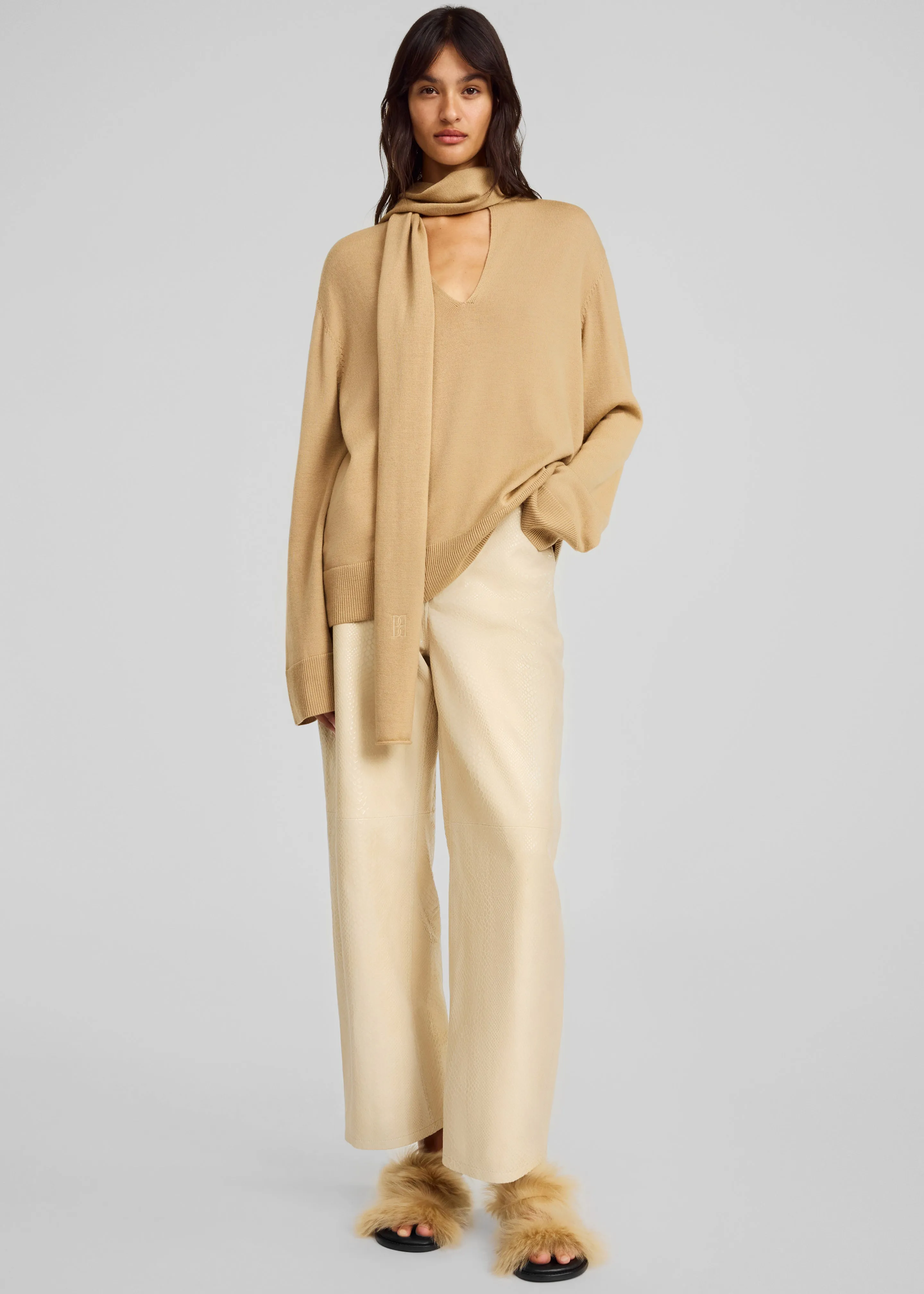 By Malene Birger Merrie Pullover - Tannin sold by Frankie Shop product image thumbnail 3