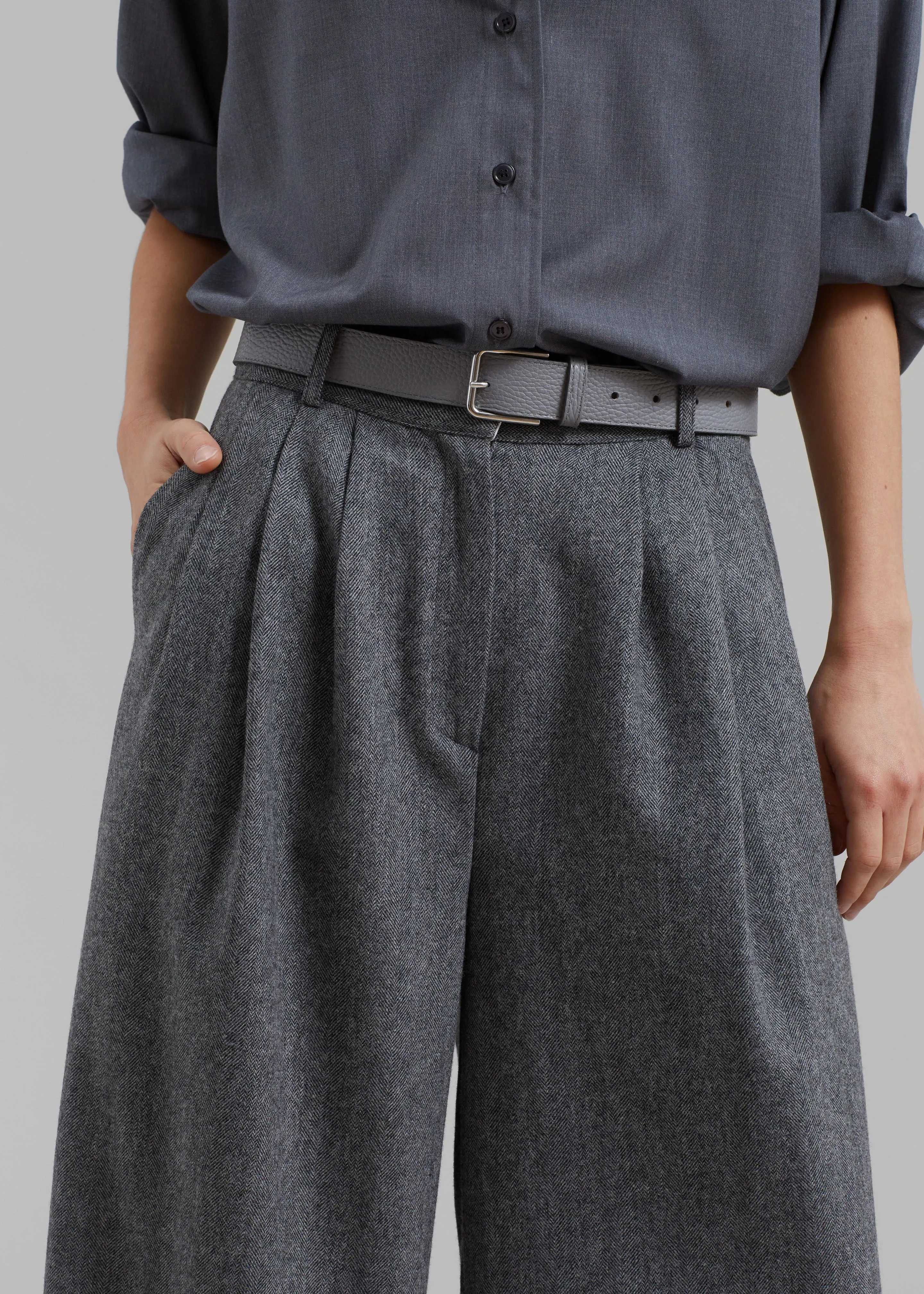 Aminah Trousers - Grey sold by Frankie Shop product image thumbnail 3