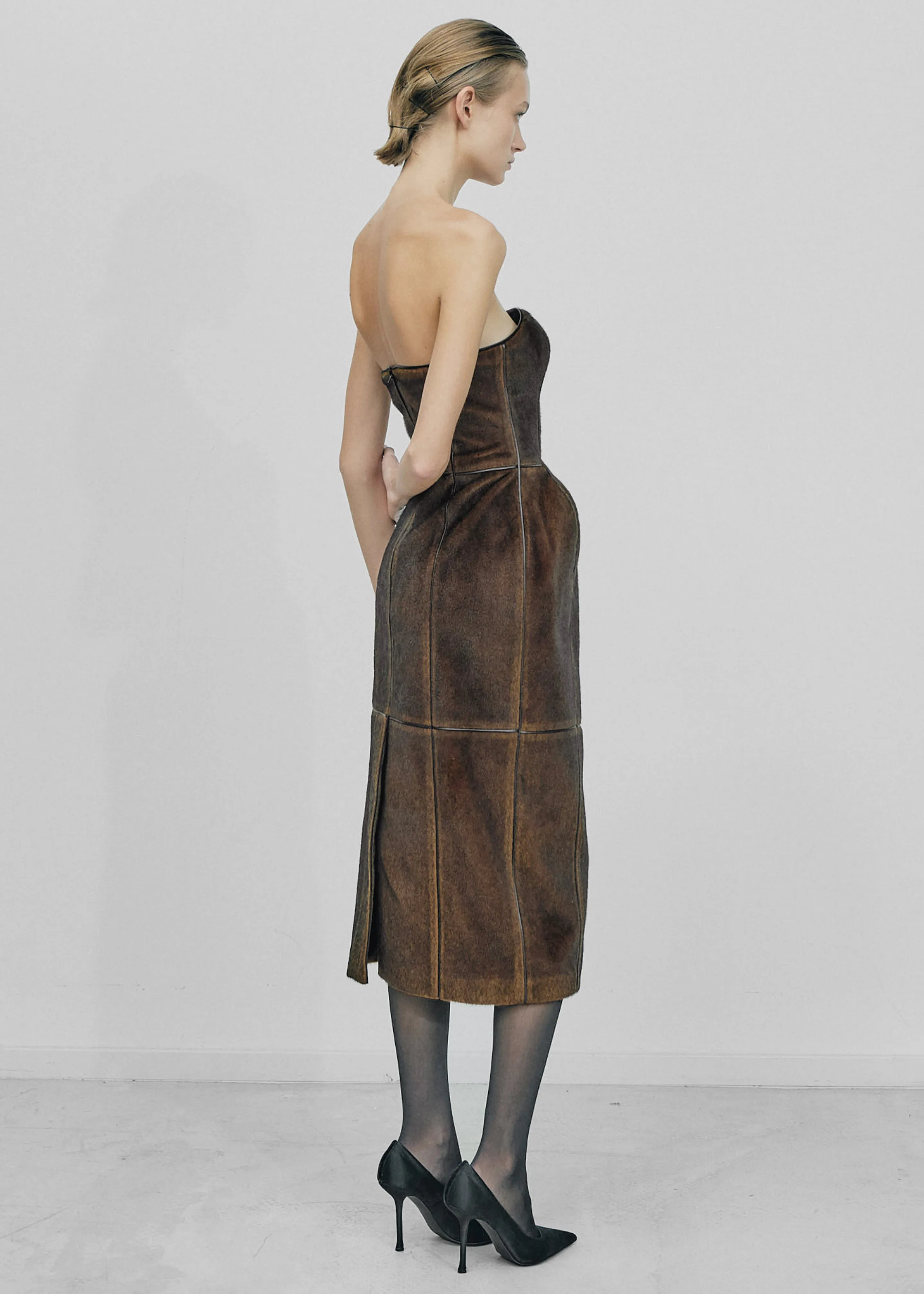 Gudu Dress #09 - Brown sold by Frankie Shop product image thumbnail 5
