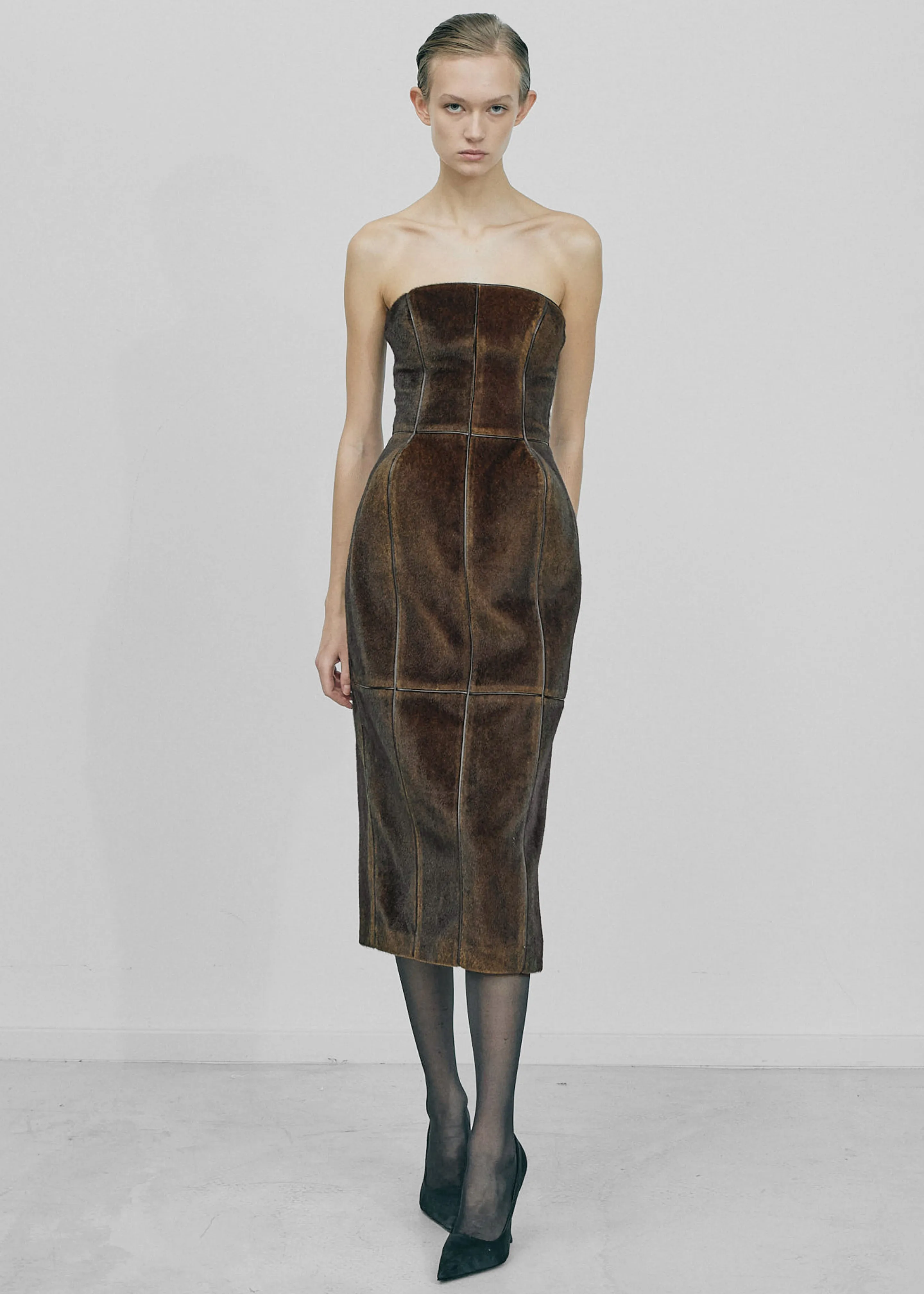 Gudu Dress #09 - Brown sold by Frankie Shop product image thumbnail 4