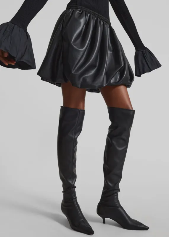 Rotate Balloon Skirt - Black sold by Frankie Shop