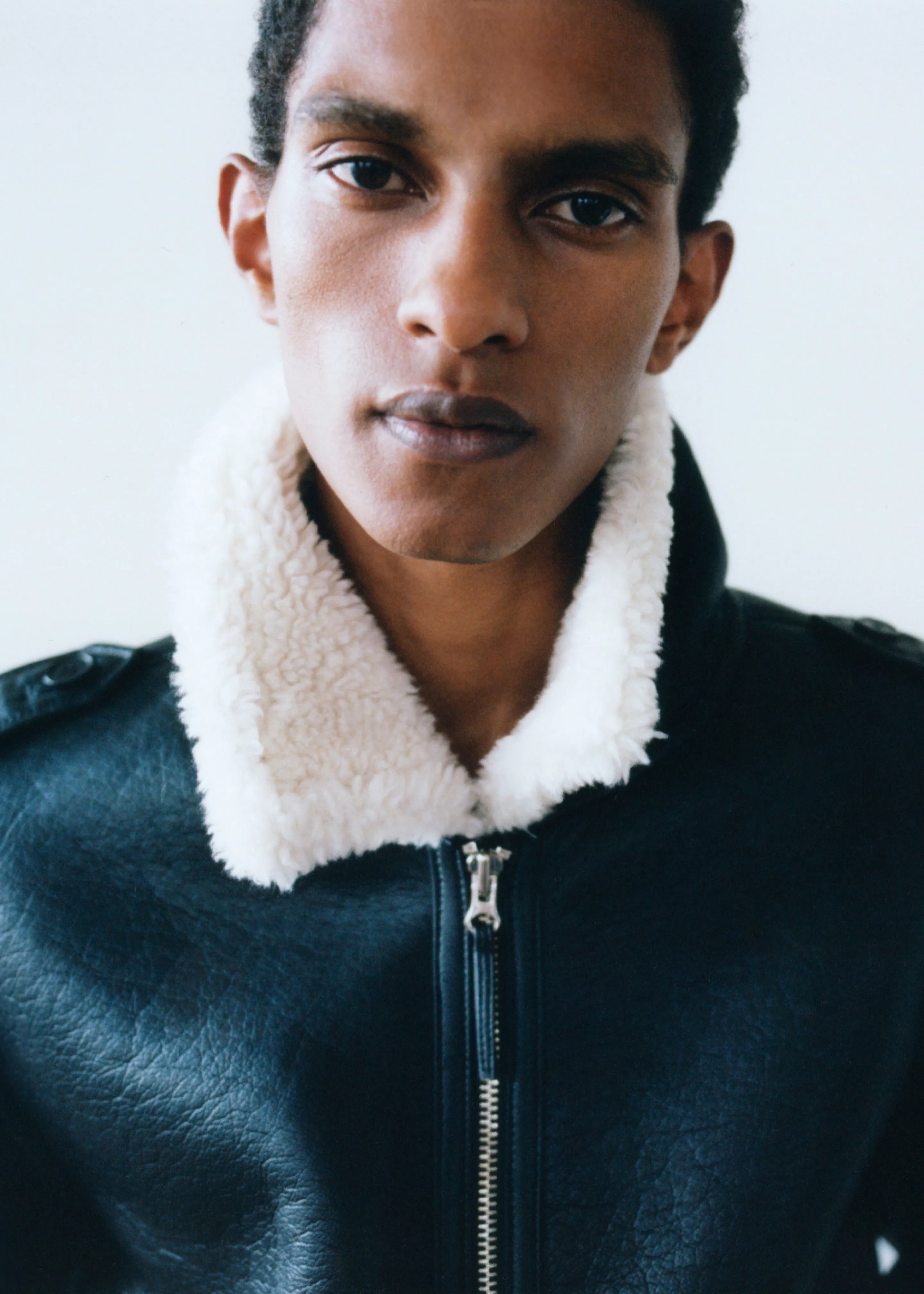 Richter Shearling Jacket - Black sold by Frankie Shop