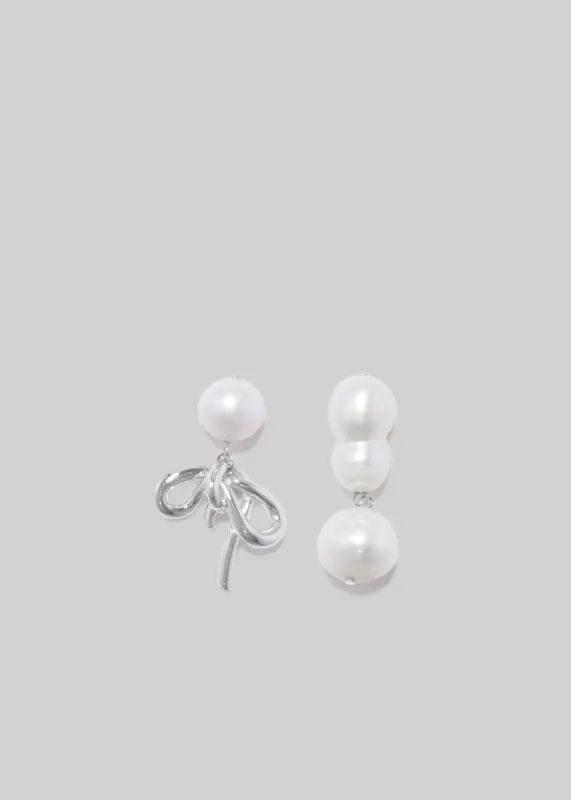 Completedworks P192 Earrings - Pearl/Silver sold by Frankie Shop