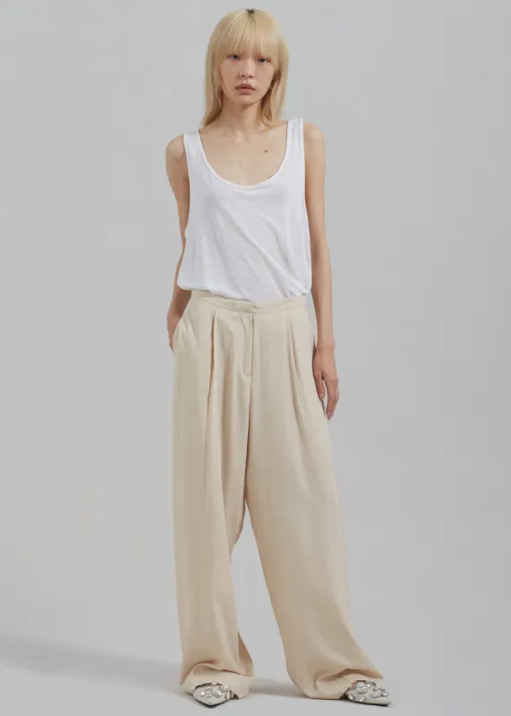 Colyn Trousers - Beige sold by Frankie Shop