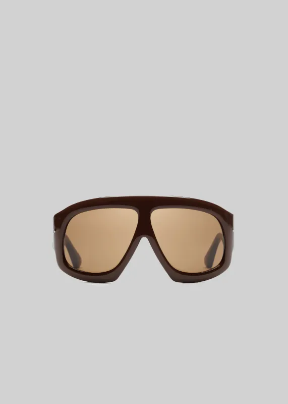 Port Tanger Mari Sunglasses - Alkakaw Acetate/Tobacco made by Frankie Shop