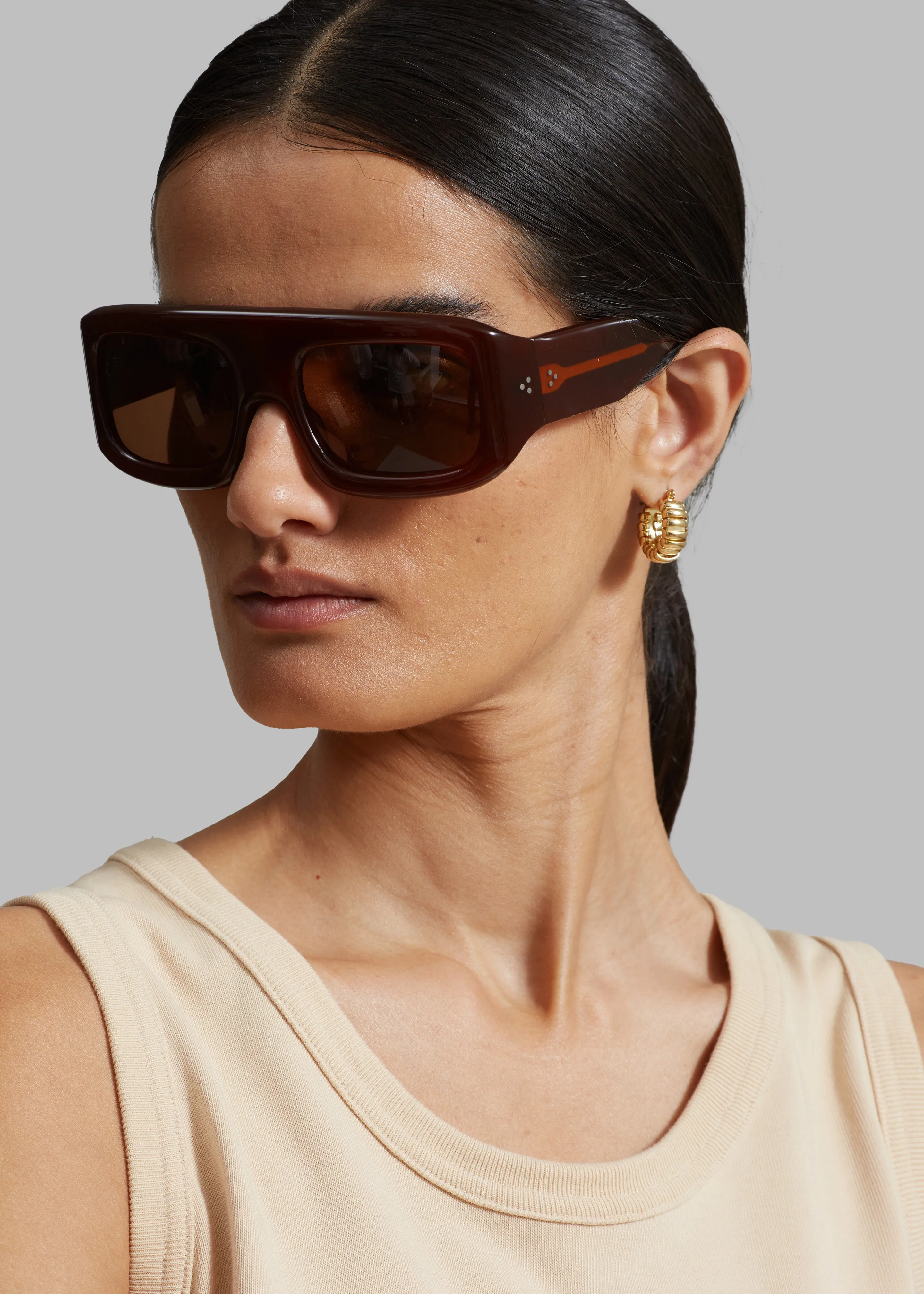 Port Tanger Mauretania Sunglasses - Terracotta Acetate sold by Frankie Shop product image thumbnail 2