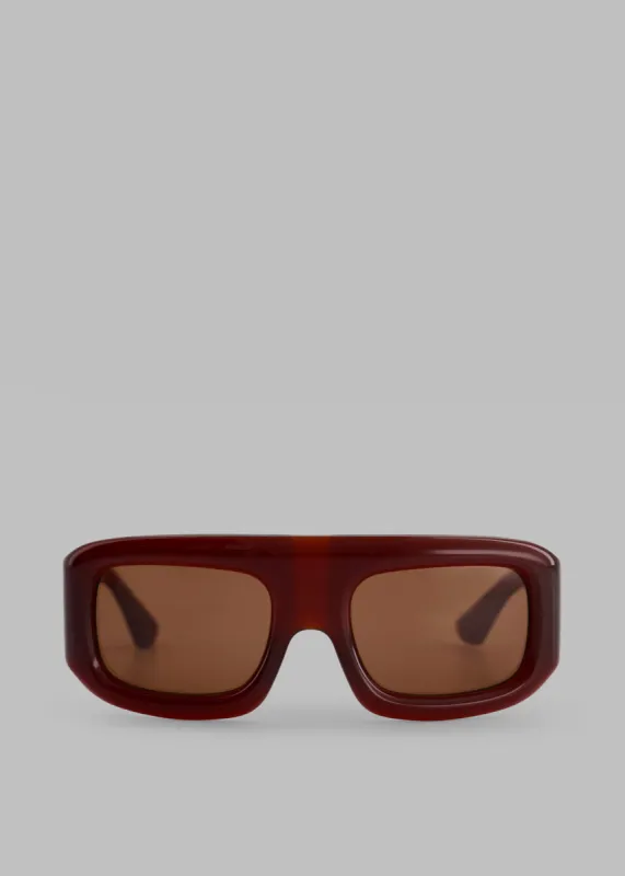 Port Tanger Mauretania Sunglasses - Terracotta Acetate sold by Frankie Shop