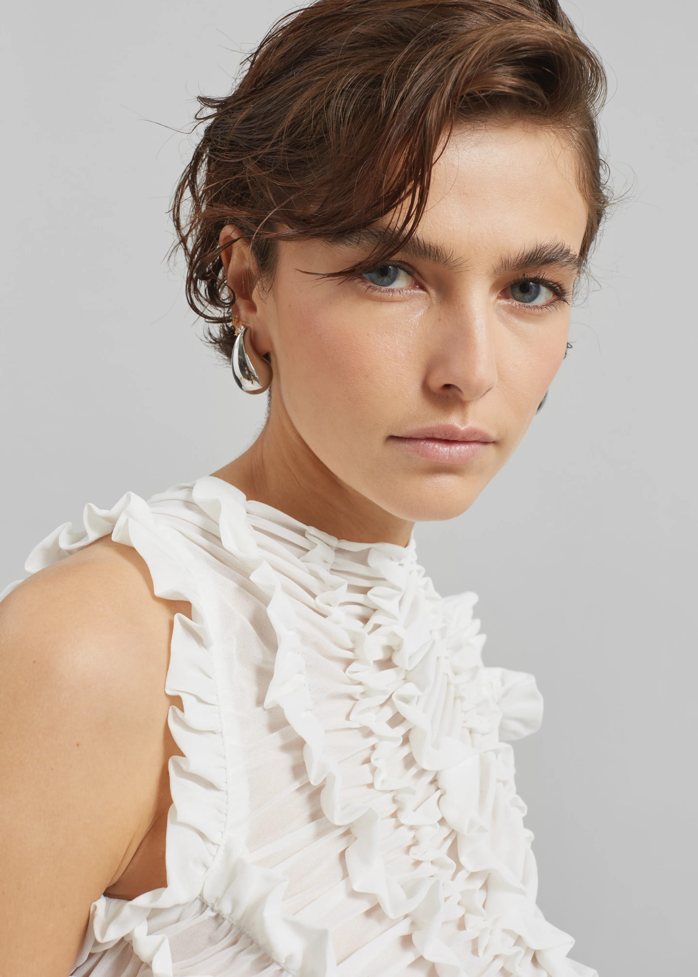 Beaufille Vera Blouse - White sold by Frankie Shop product image thumbnail 4