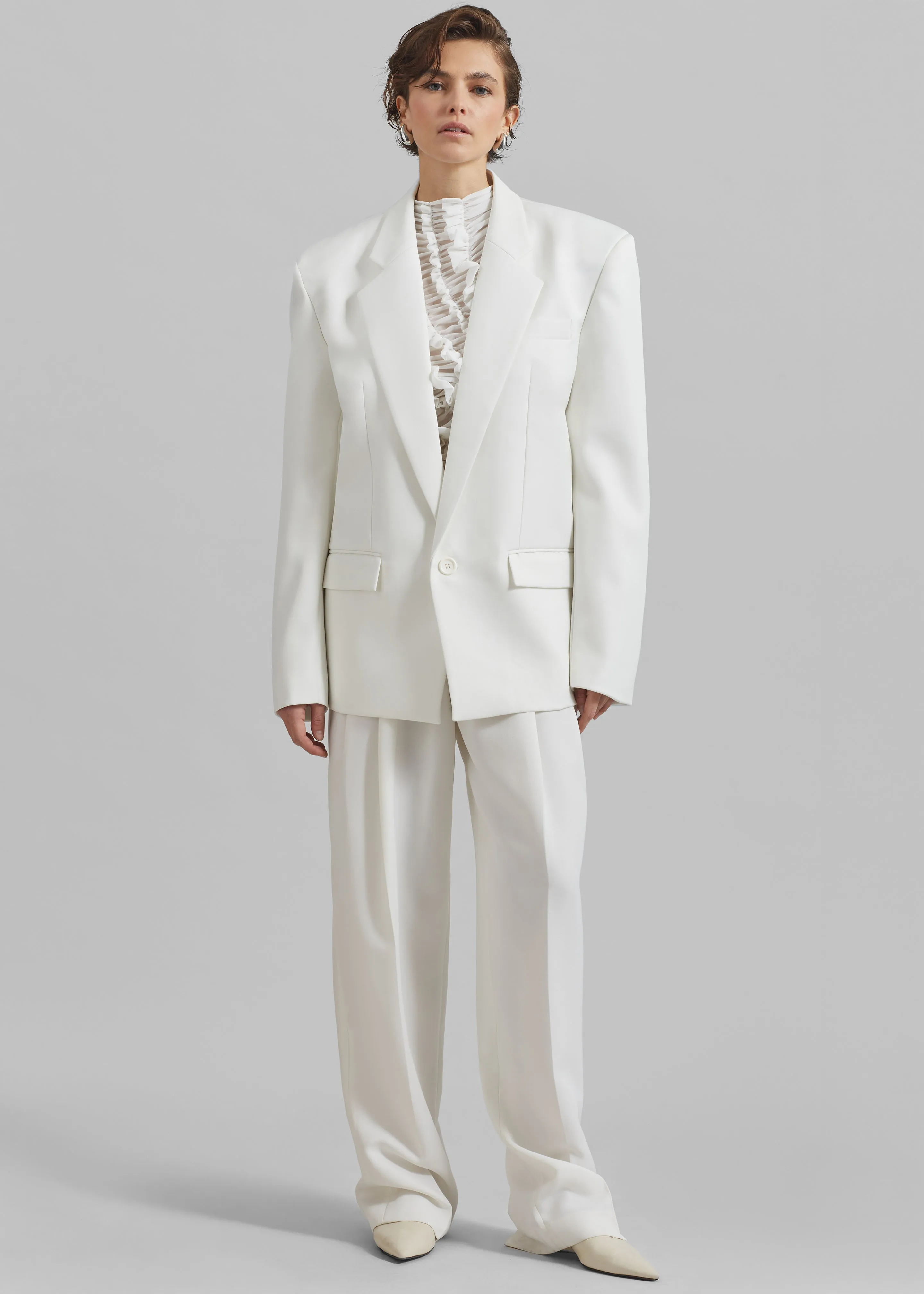 Beaufille Vera Blouse - White sold by Frankie Shop product image thumbnail 5