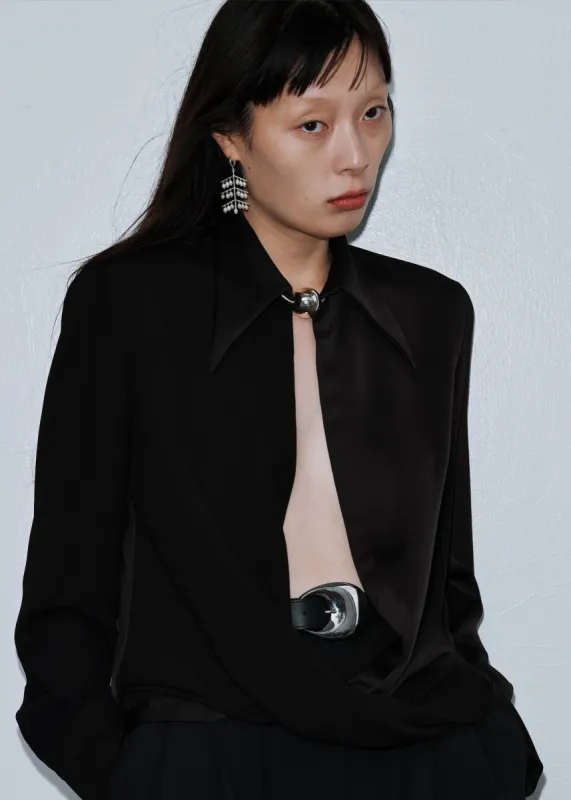 Beaufille Lewis Blouse - Black sold by Frankie Shop