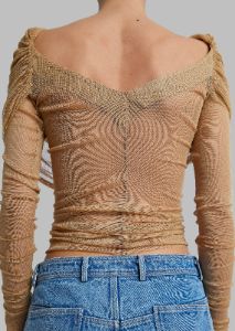 Christopher Esber Veiled Top - Tannin sold by Frankie Shop