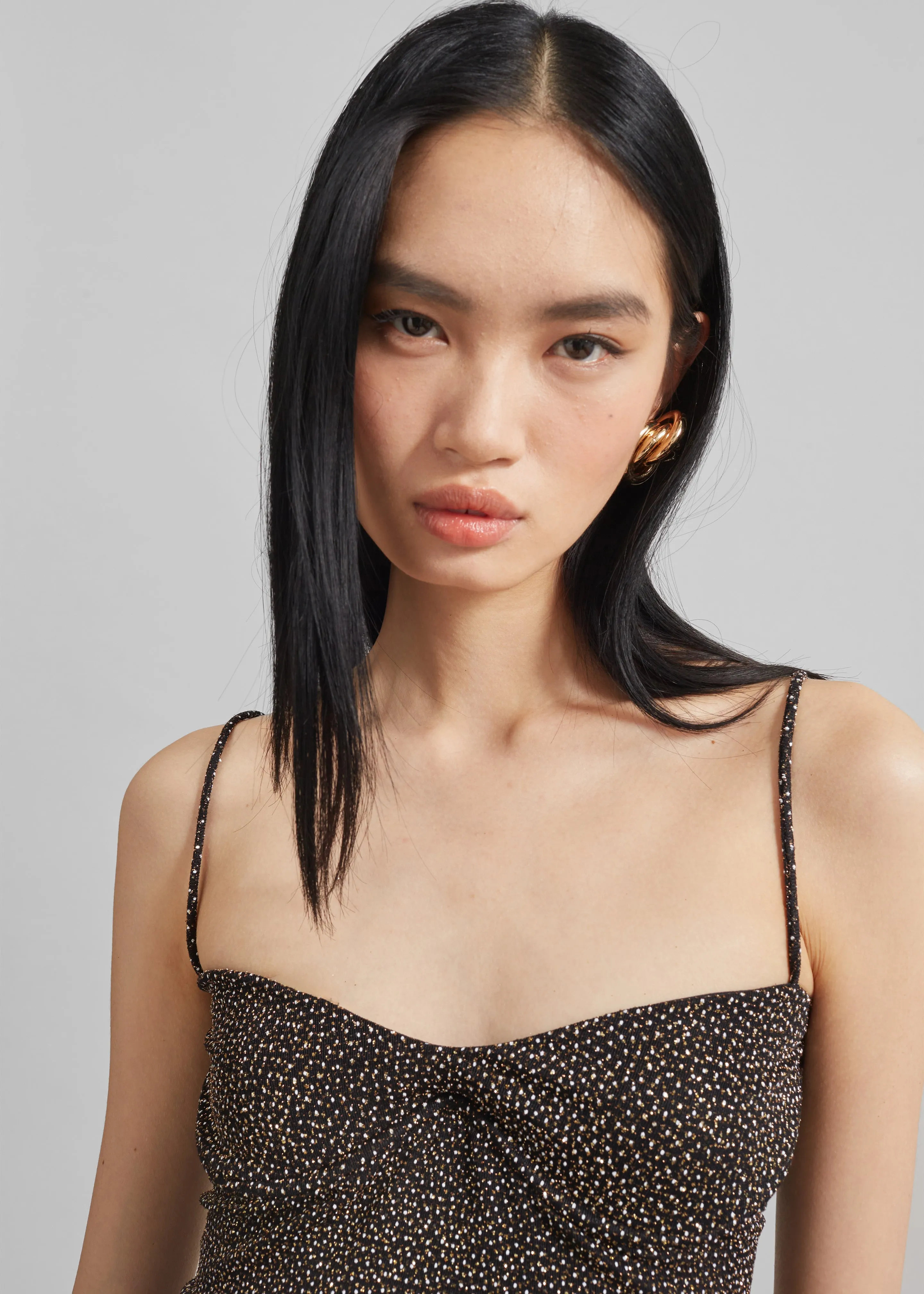 Beaufille Ariel Tank Top - Black/Gold sold by Frankie Shop product image thumbnail 2