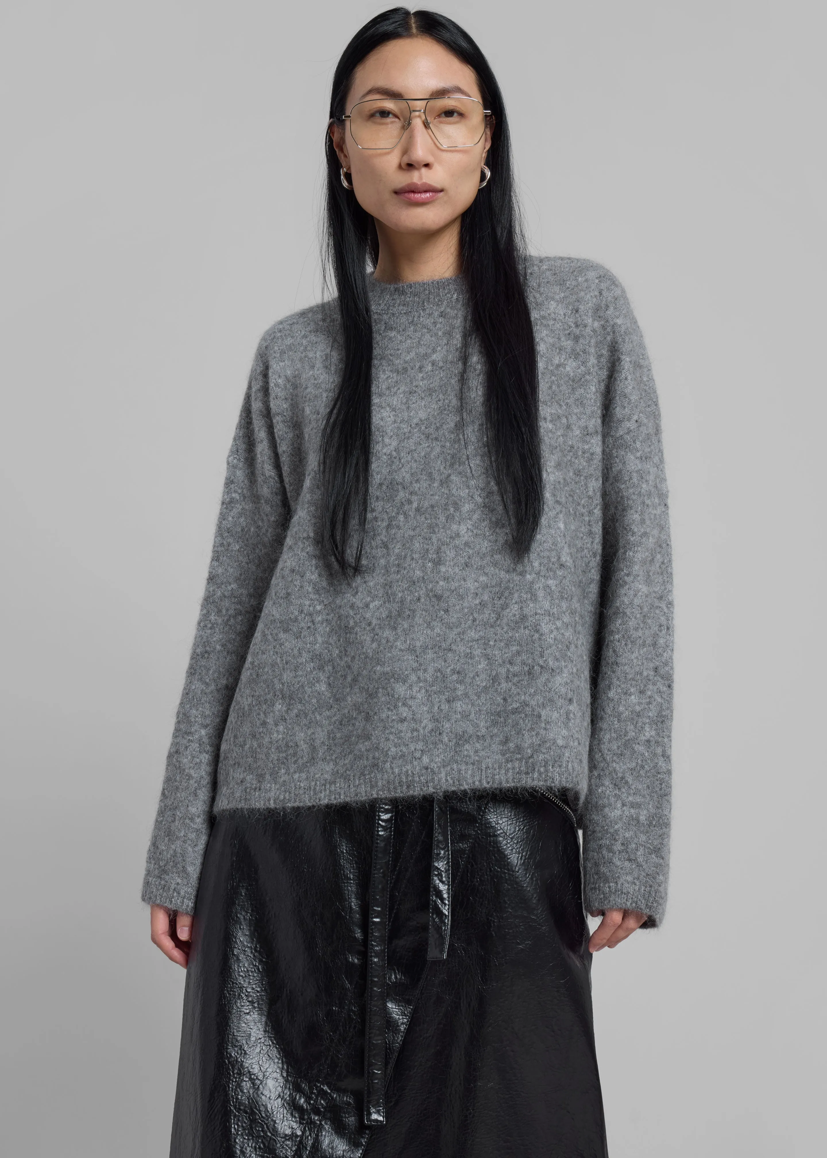 Vodskov Mohair Sweater - Grey sold by Frankie Shop product image thumbnail 2