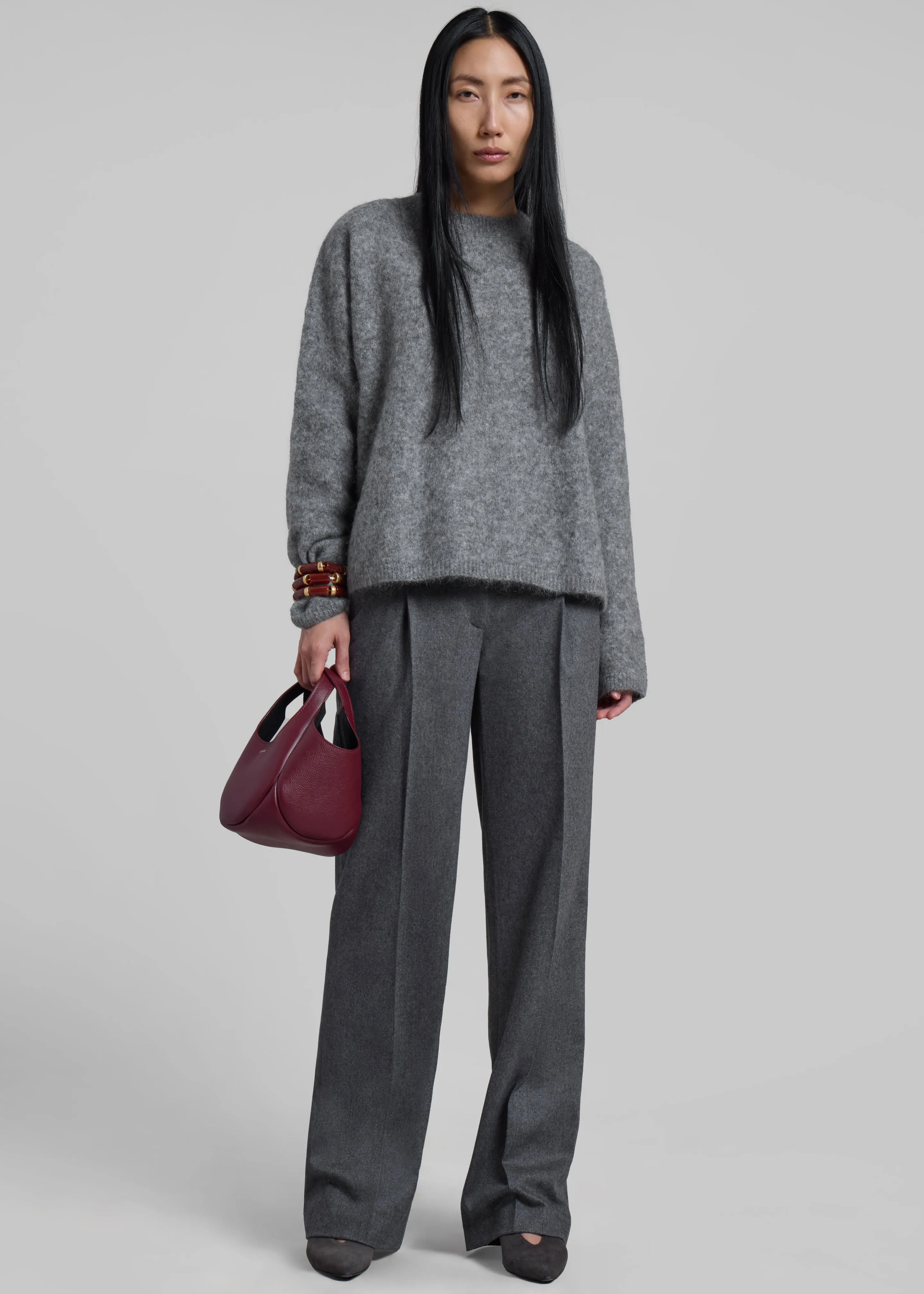 Vodskov Mohair Sweater - Grey sold by Frankie Shop