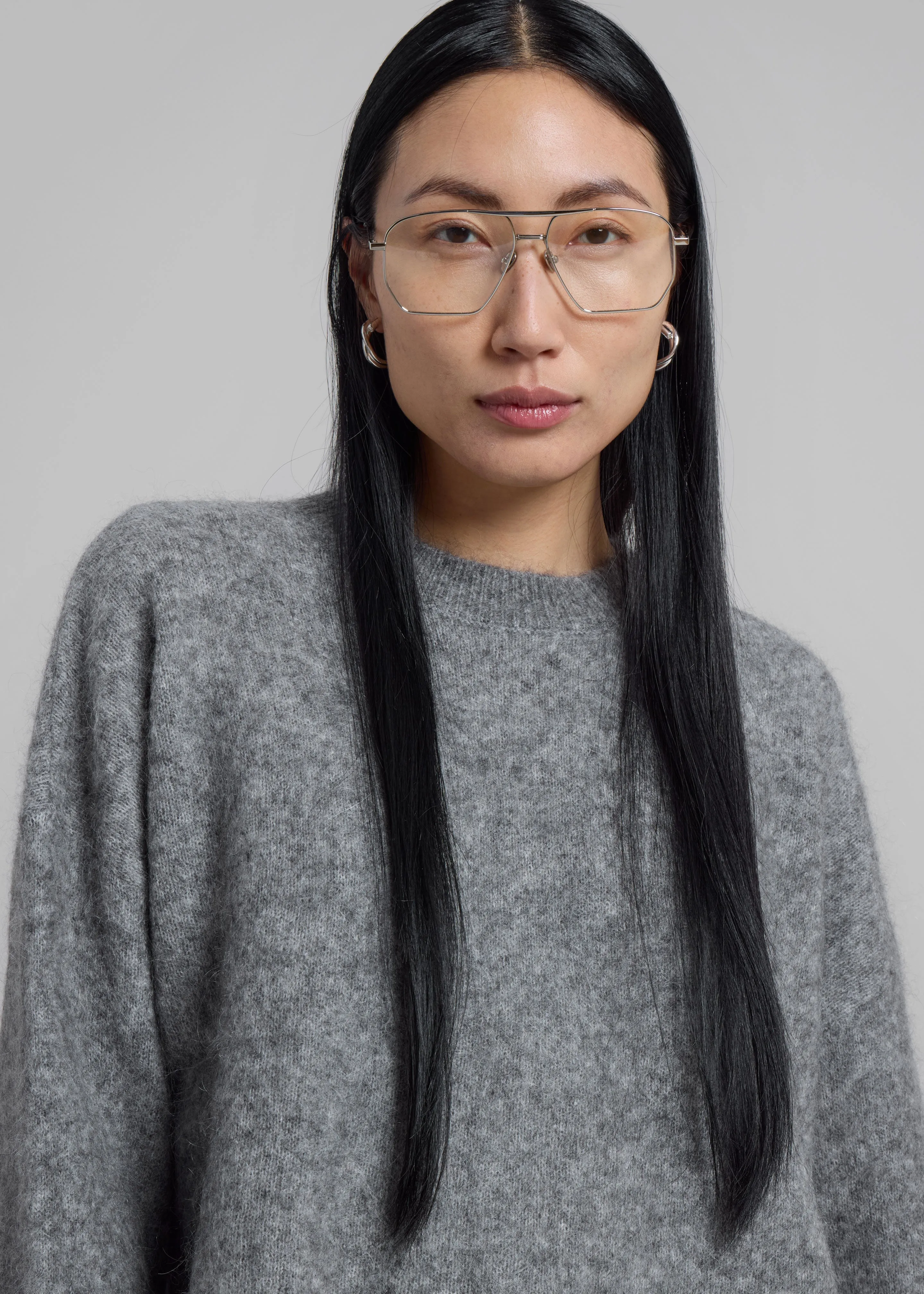 Vodskov Mohair Sweater - Grey sold by Frankie Shop product image thumbnail 4