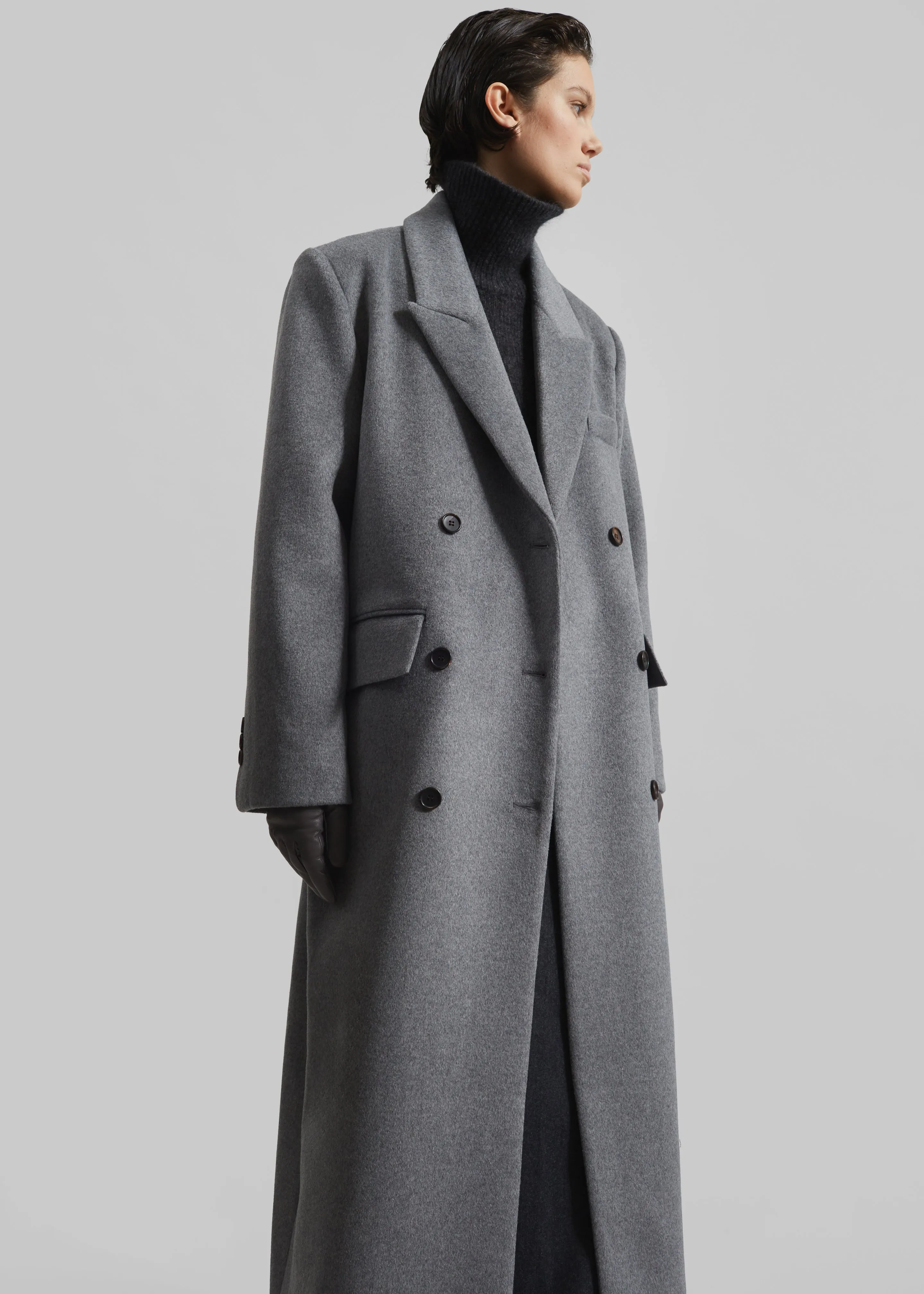 Eslov Coat - Grey sold by Frankie Shop product image thumbnail 2