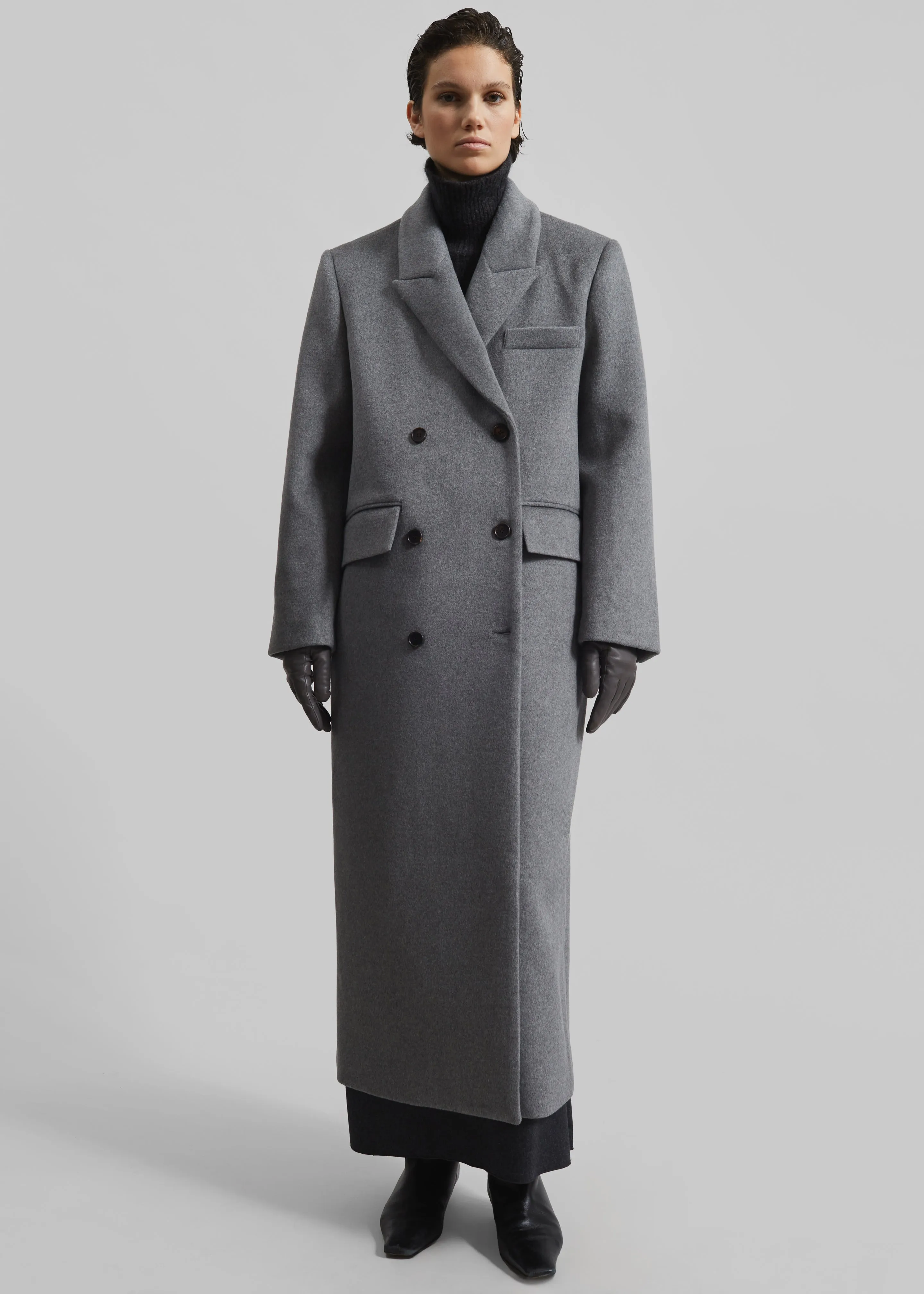 Eslov Coat - Grey sold by Frankie Shop product image thumbnail 4