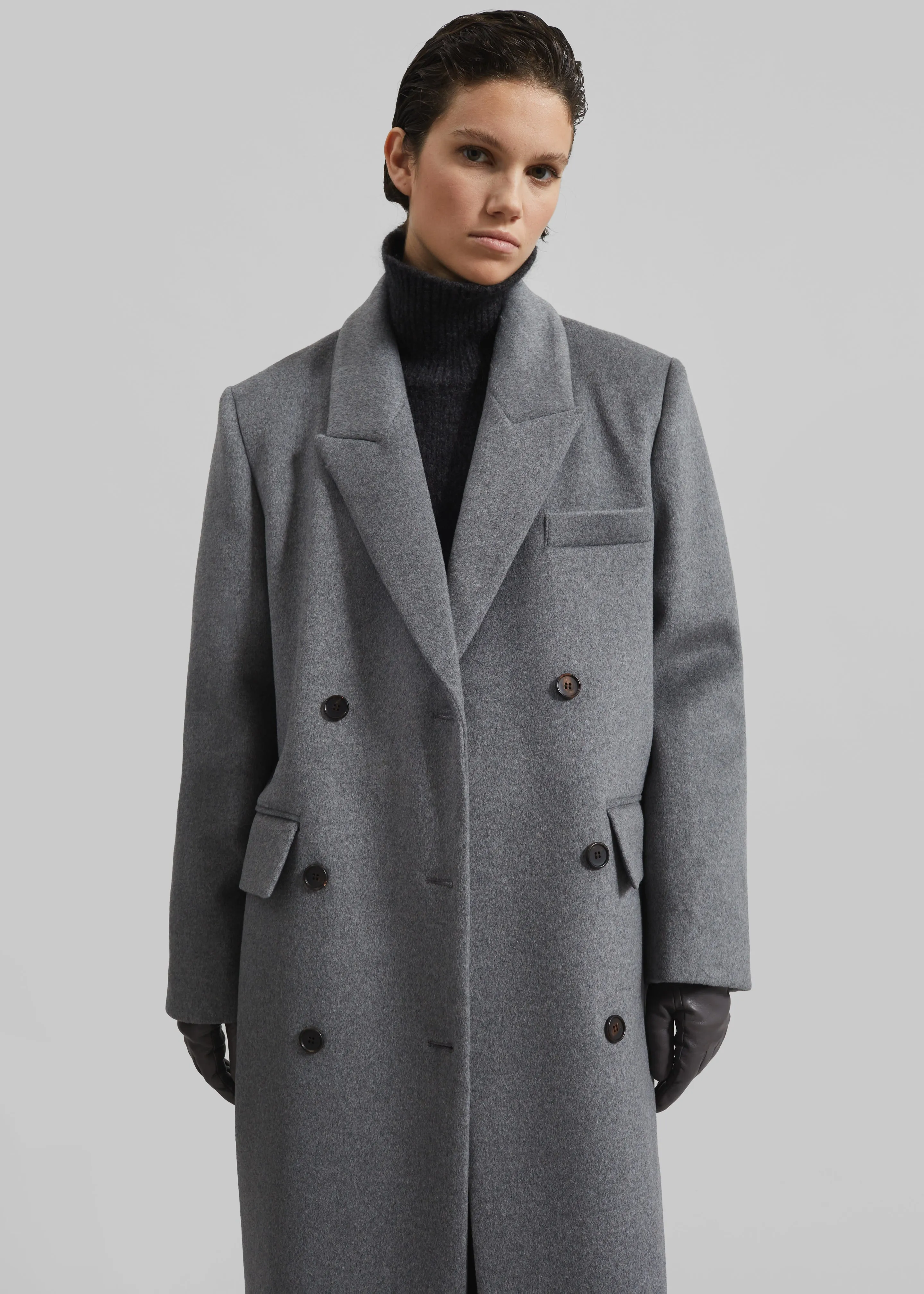 Eslov Coat - Grey sold by Frankie Shop product image thumbnail 5