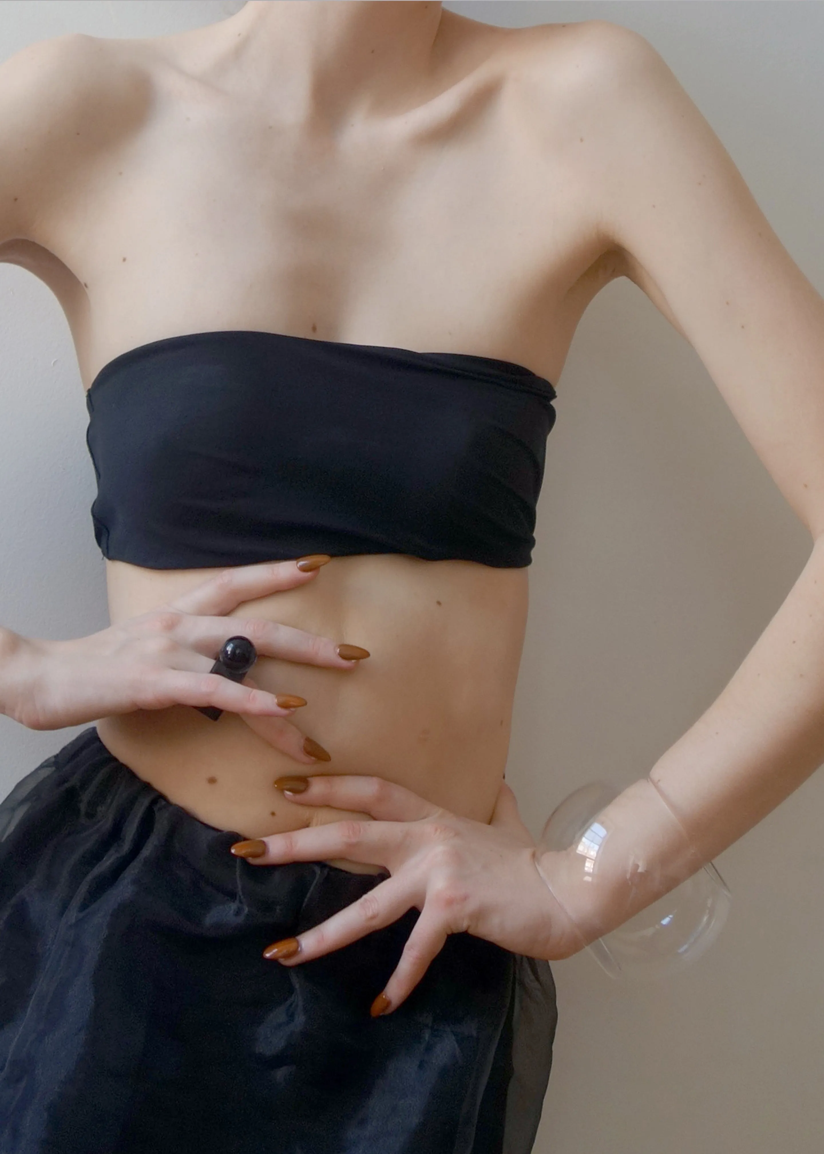 Arc Objects Exclamation Bangle - Clear sold by Frankie Shop