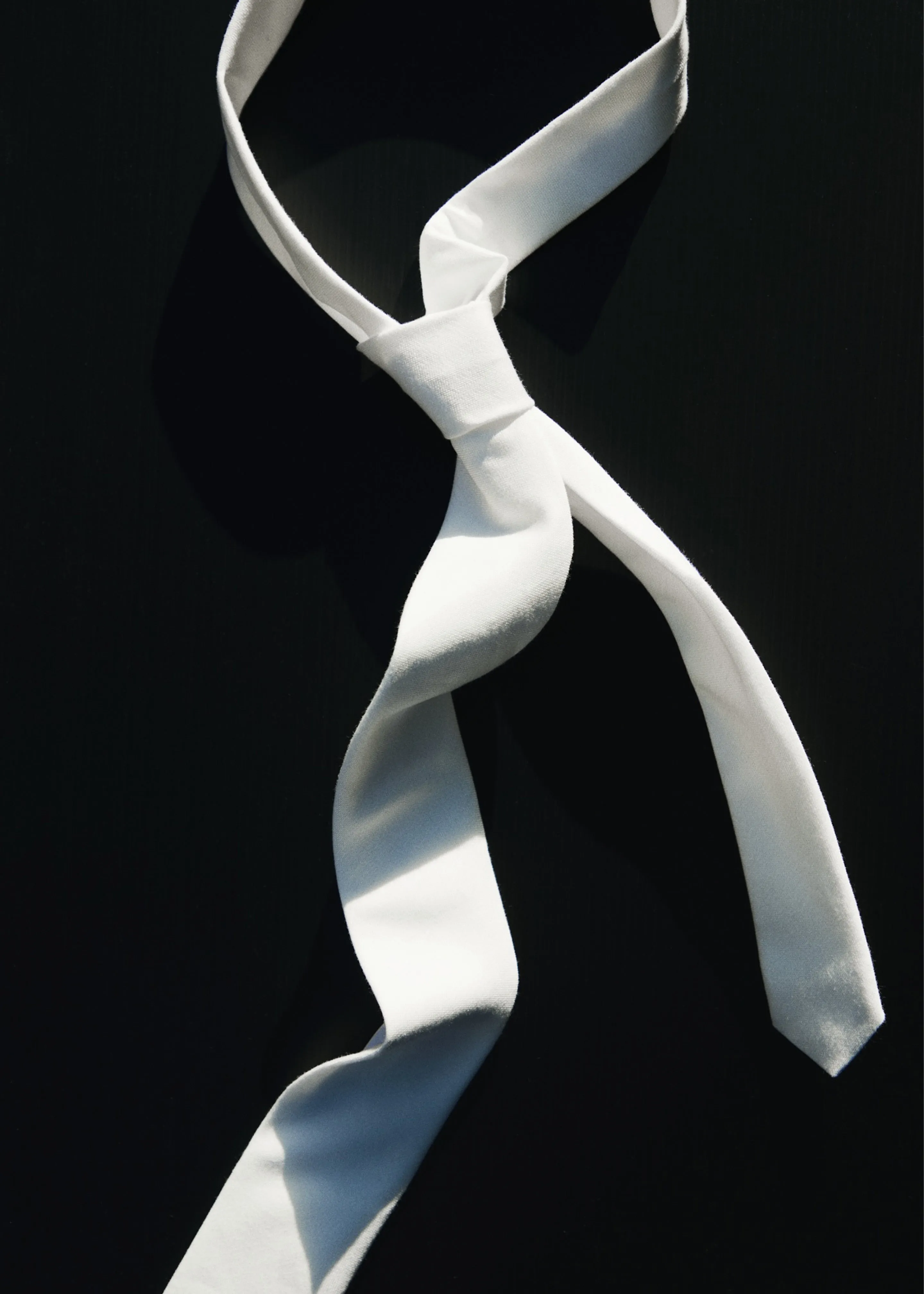 Nea Silk Tie - White sold by Frankie Shop product image thumbnail 5