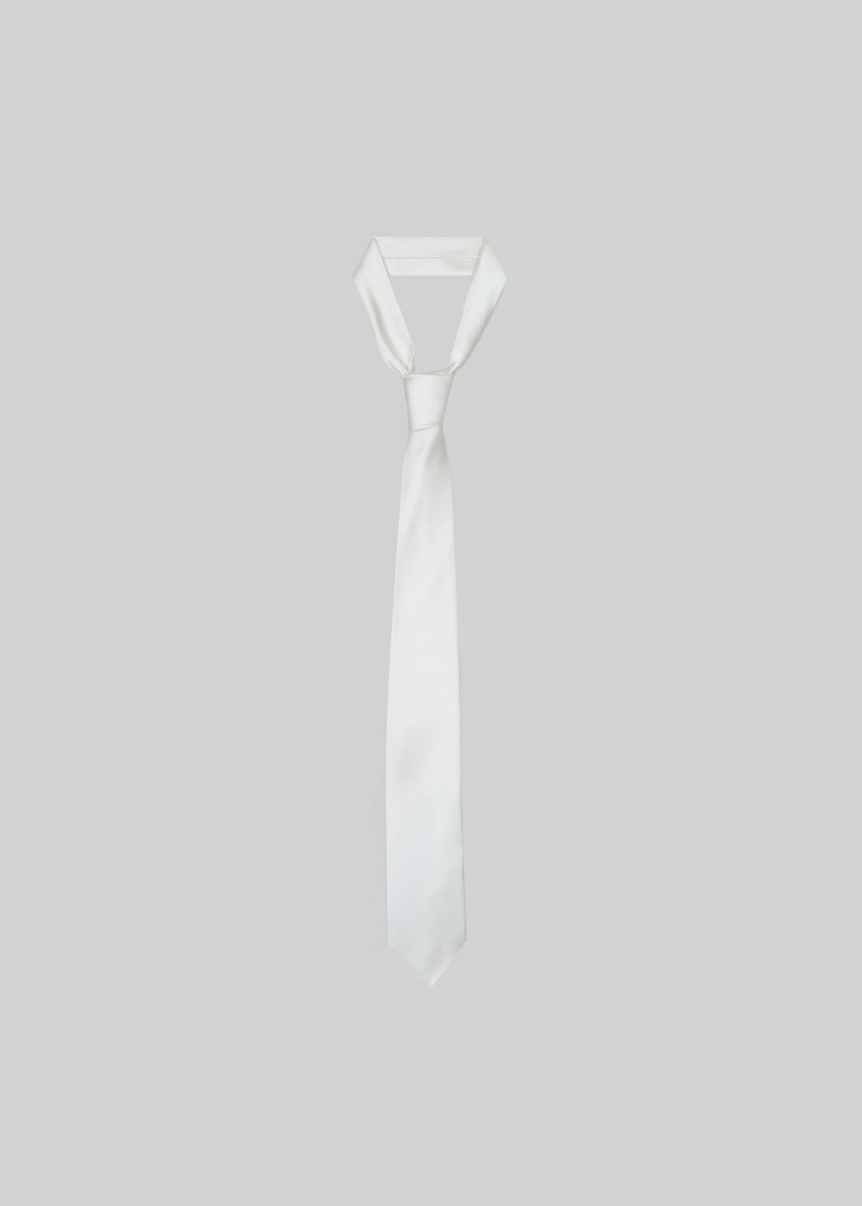 Nea Silk Tie - White sold by Frankie Shop product image thumbnail 2