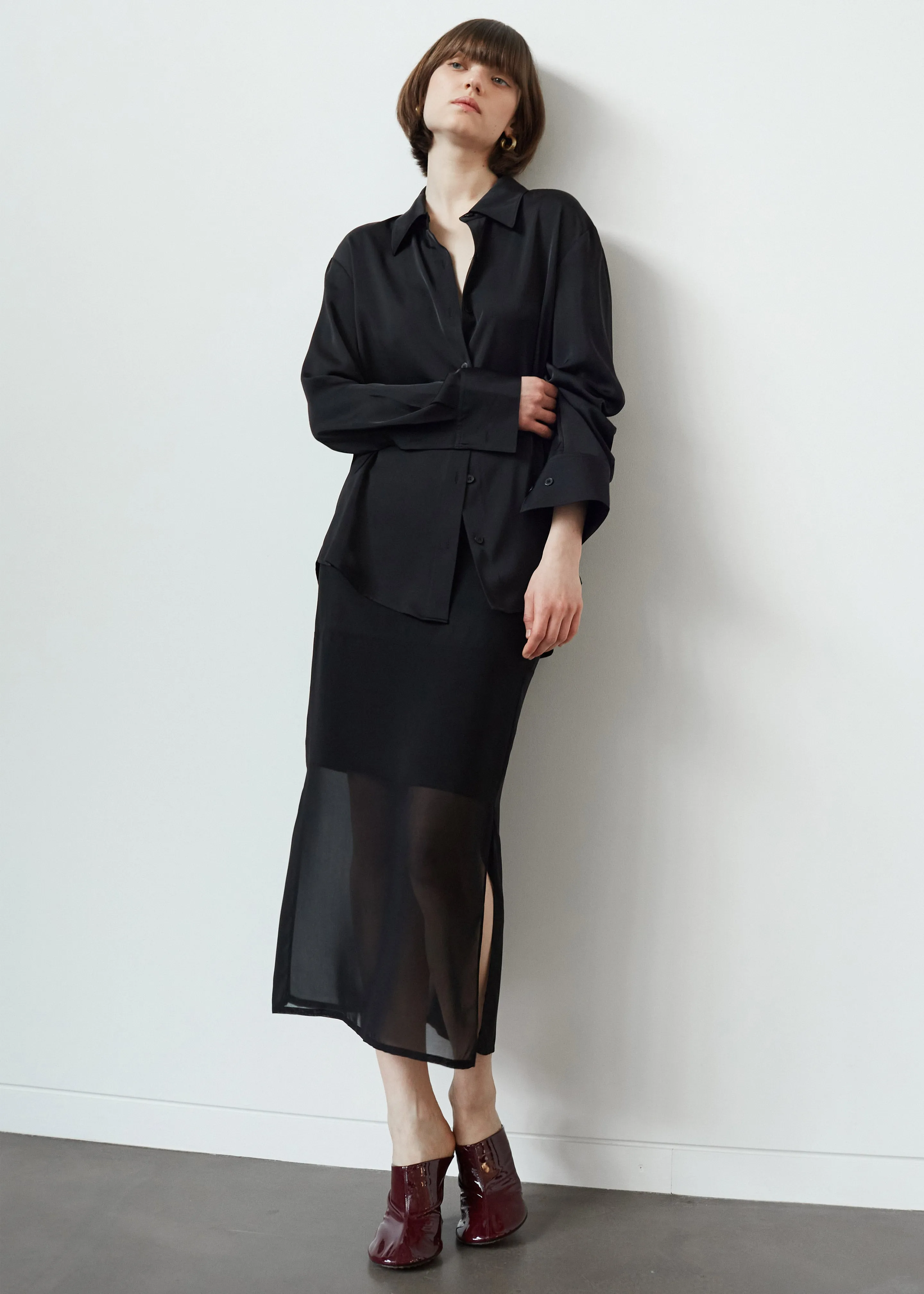 Daylin Button Up Shirt - Black sold by Frankie Shop product image thumbnail 5