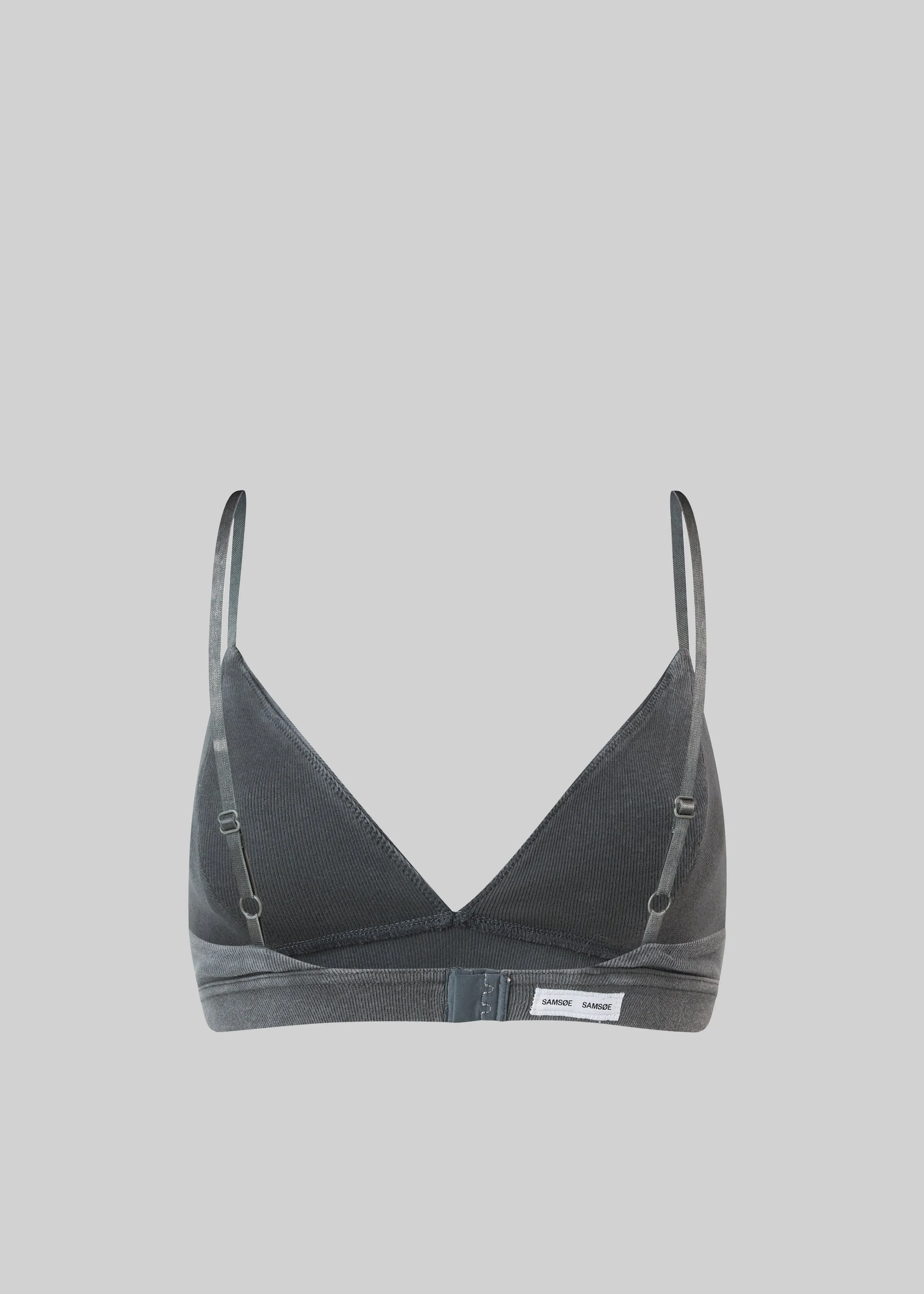 Samsøe Samsøe Sanaomi Triangle Bra - Iron Gate sold by Frankie Shop product image thumbnail 2
