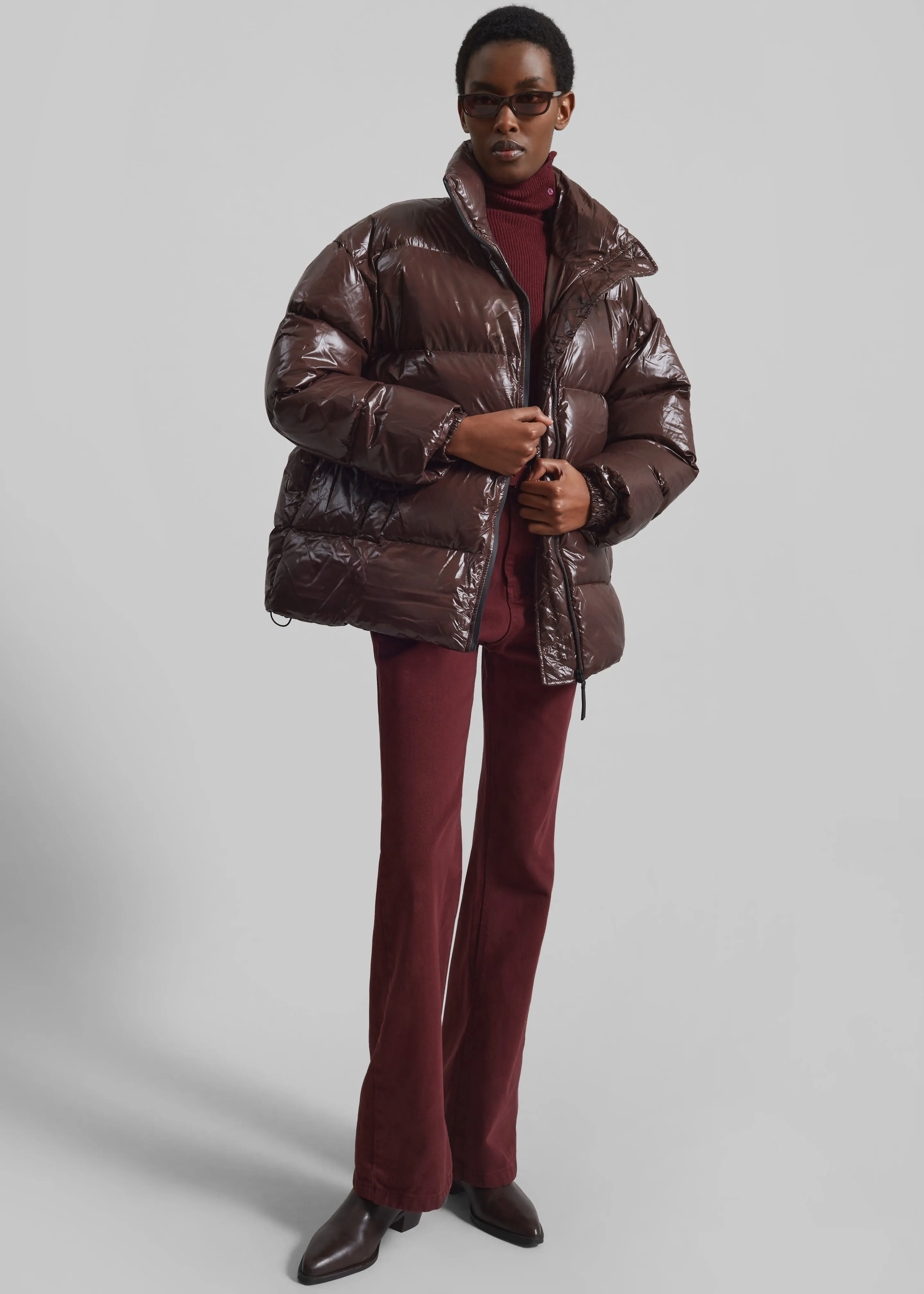 Pendle Puffer Jacket - Brown sold by Frankie Shop product image thumbnail 4