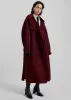Mavis Long Coat - Burgundy sold by Frankie Shop
