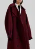 Mavis Long Coat - Burgundy sold by Frankie Shop