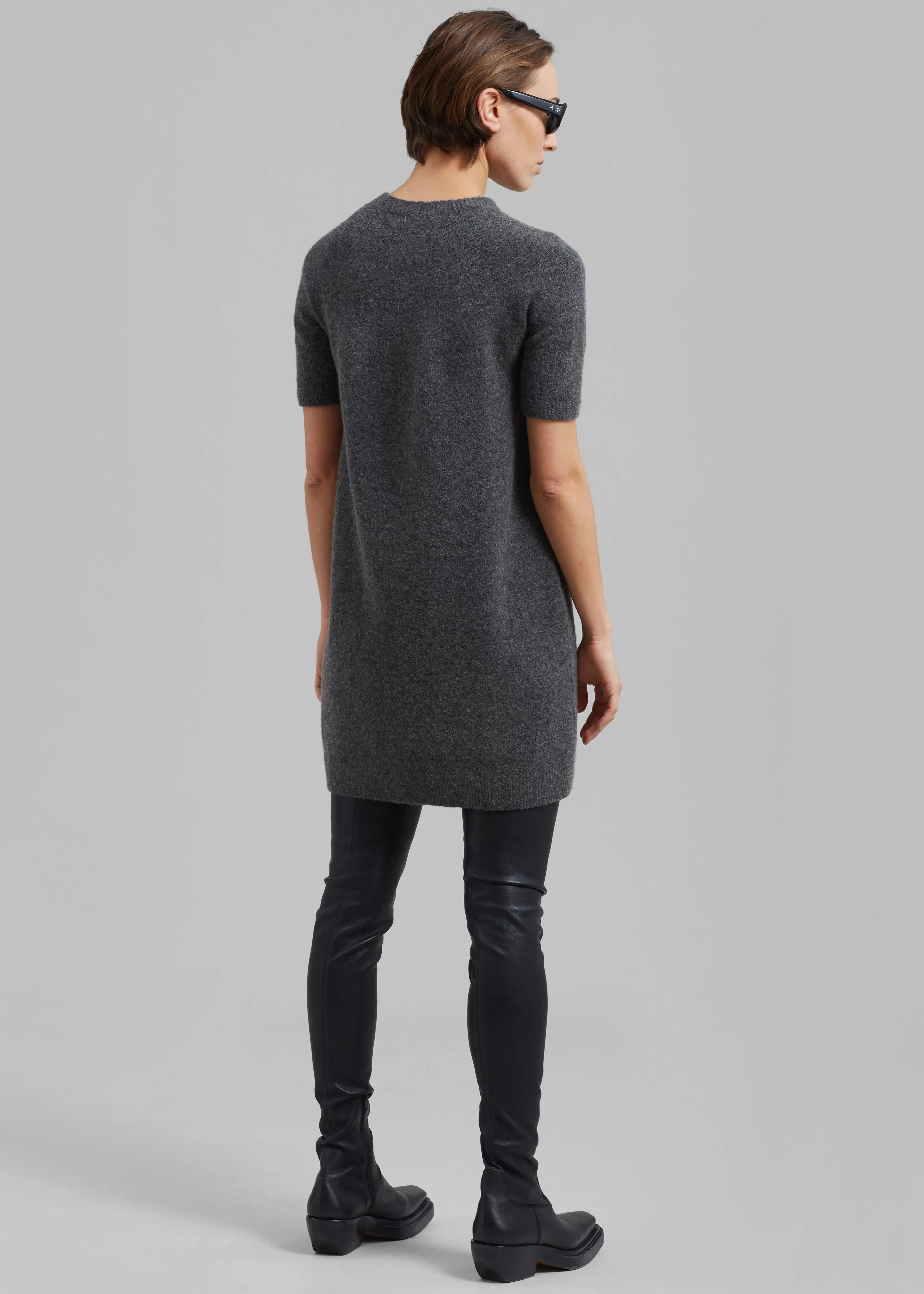 Faye Wool Mini Dress - Charcoal sold by Frankie Shop product image thumbnail 5