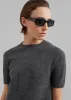 Faye Wool Mini Dress - Charcoal sold by Frankie Shop