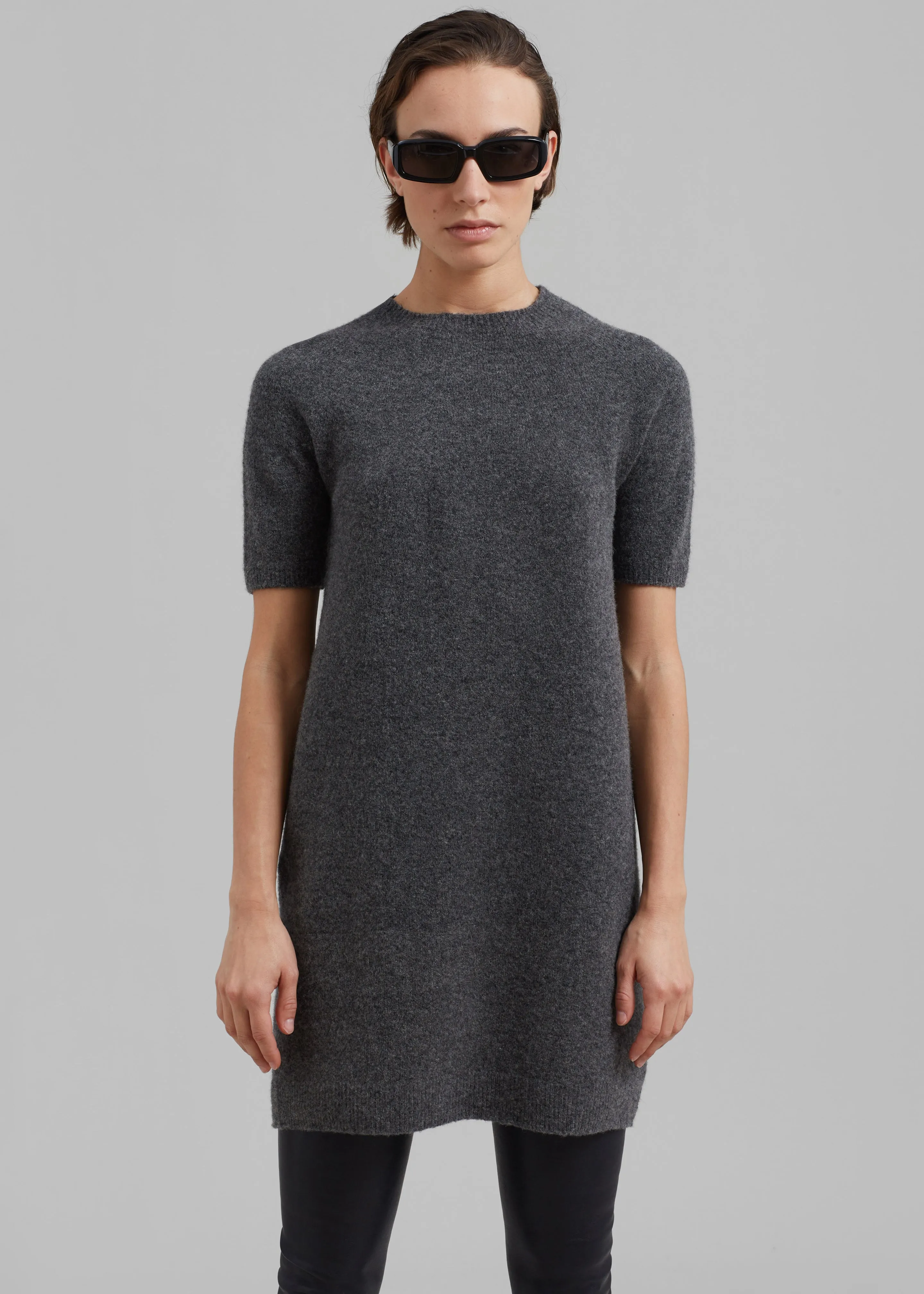 Faye Wool Mini Dress - Charcoal sold by Frankie Shop product image thumbnail 2